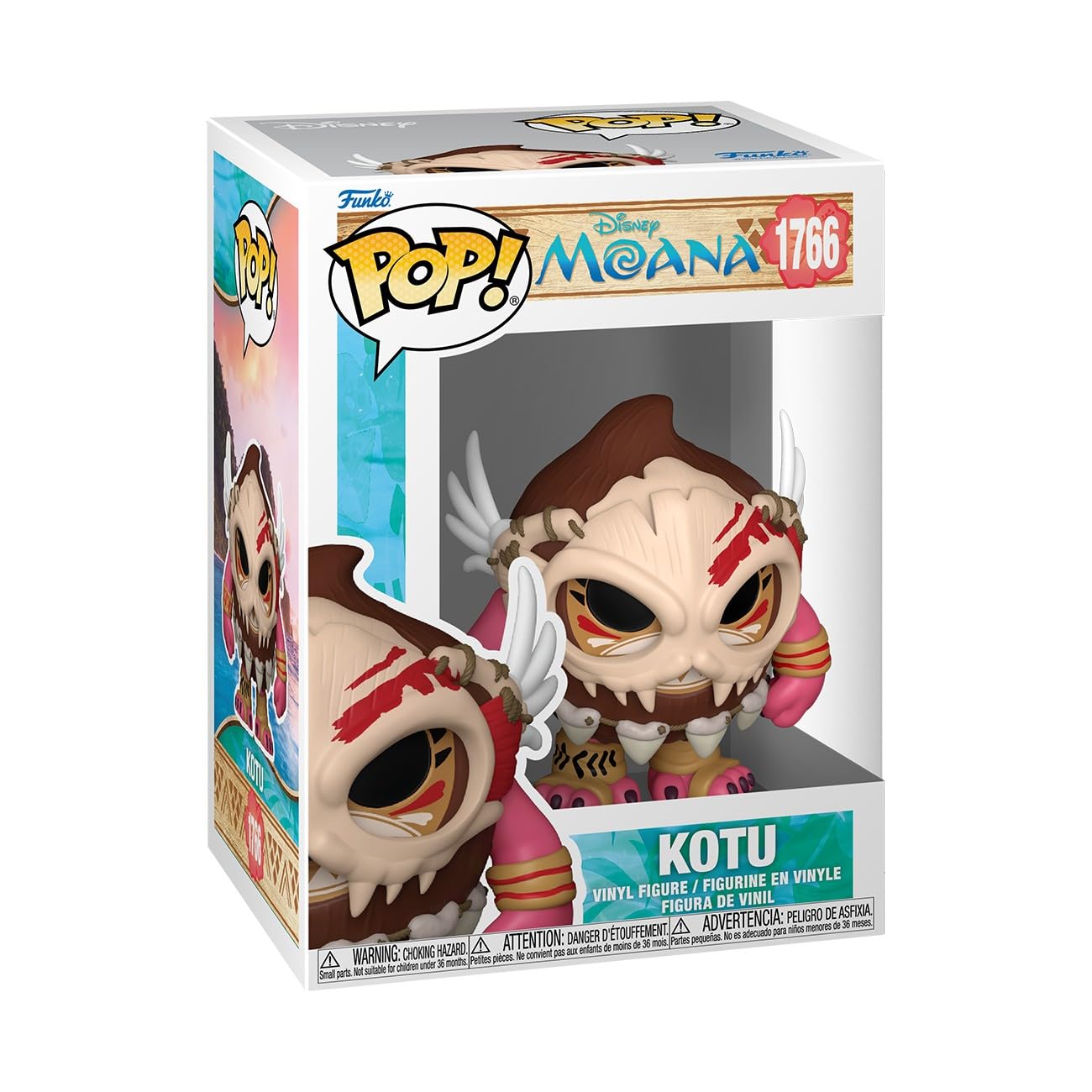 Funko Disney: Moana Kotu Chibi Character Figure - 3.75 Inch Vinyl Collectible