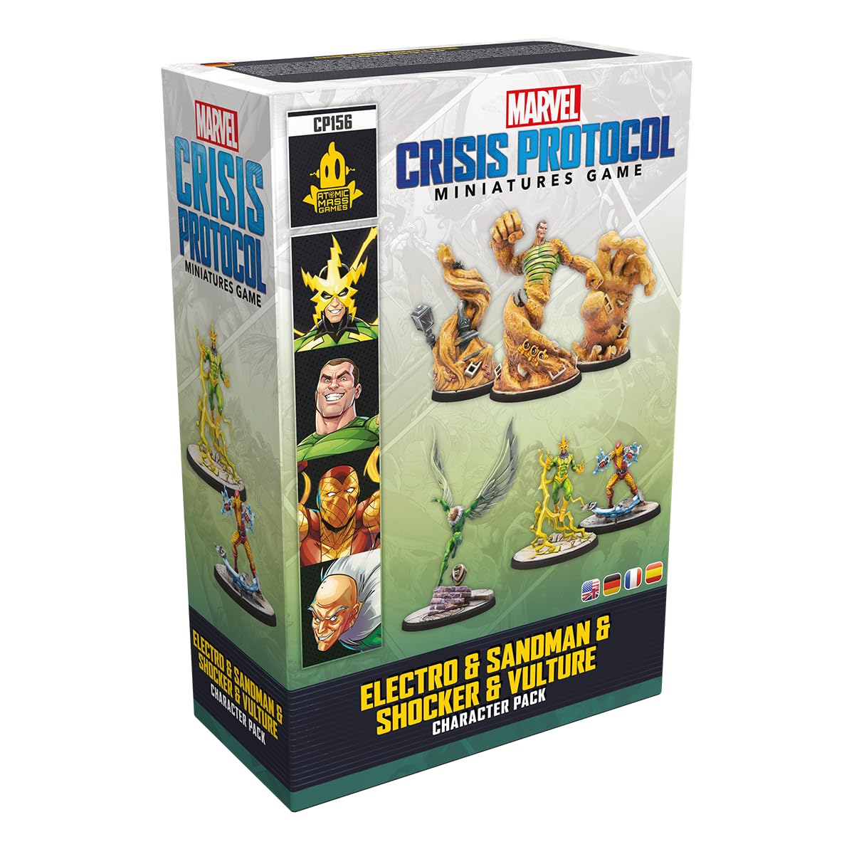 Asmodee Marvel Crisis Protocol: Electro & Sandman & Shocker & Vulture Expansion | 2 Players | 90 Min 1