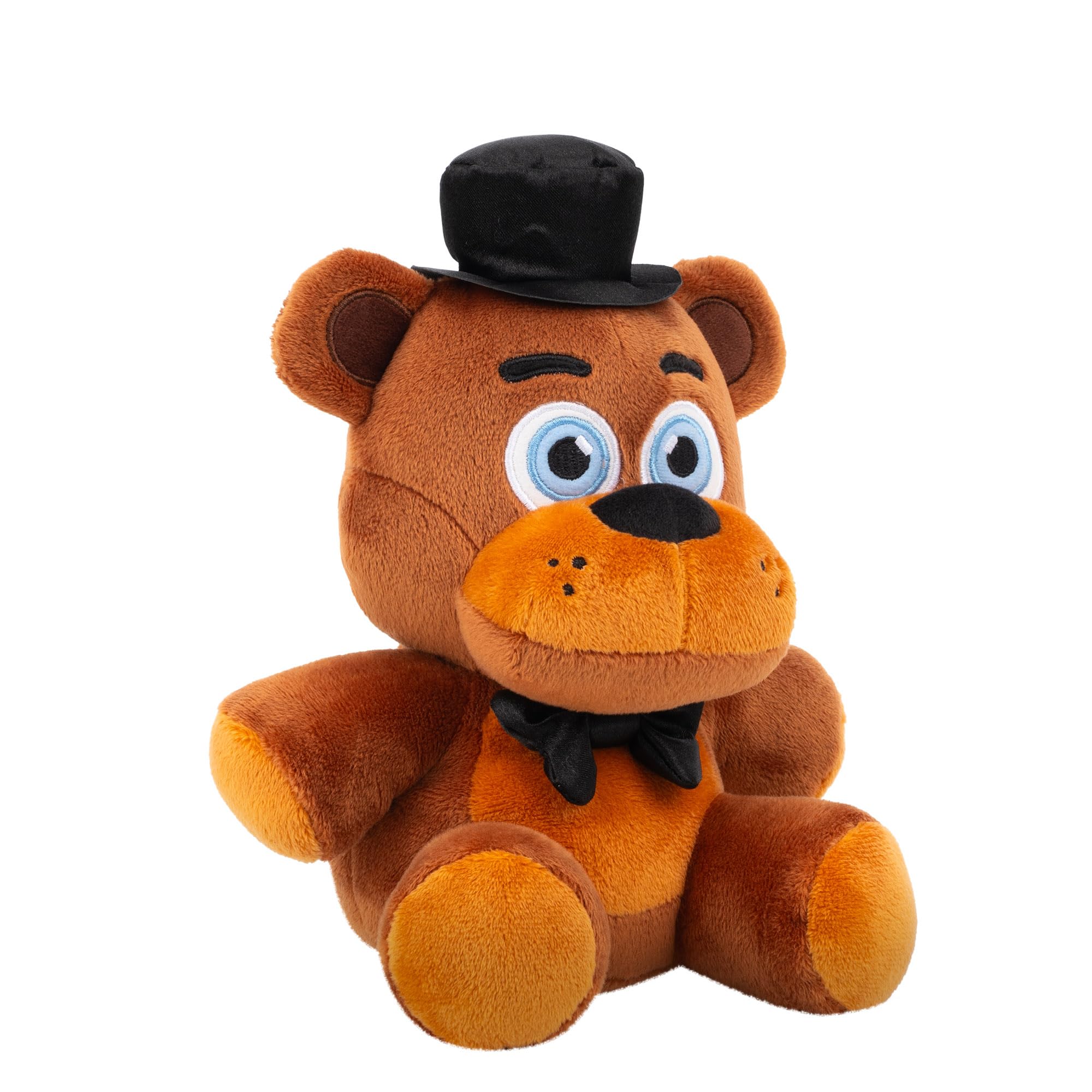 Five Nights at Freddy's Classic Freddy Plush - 8-Inch Glow-in-the-Dark Eyes Plush Toy