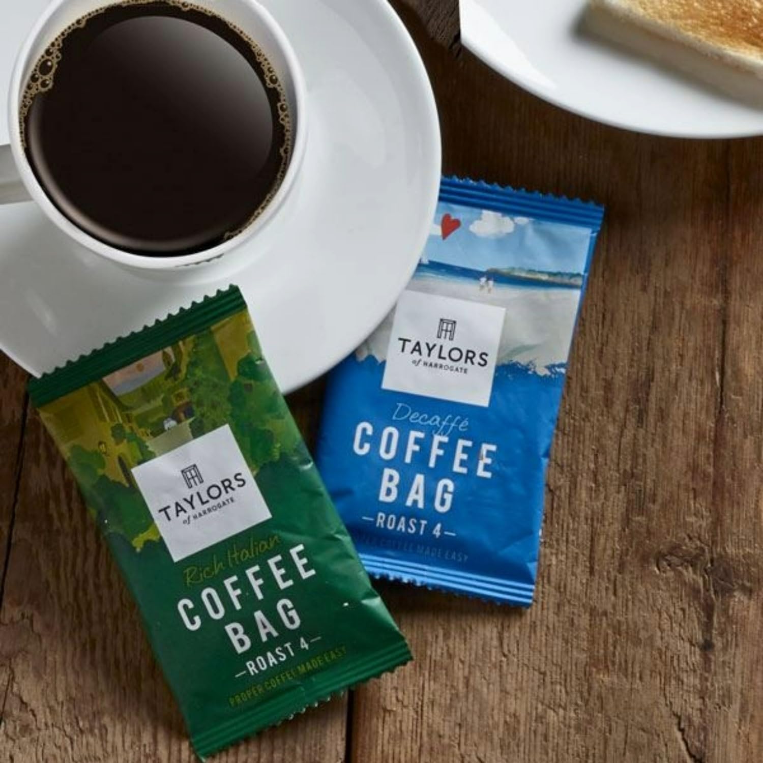 Taylors of Harrogate Decaffe Coffee Bags, 80 Enveloped Bags 3