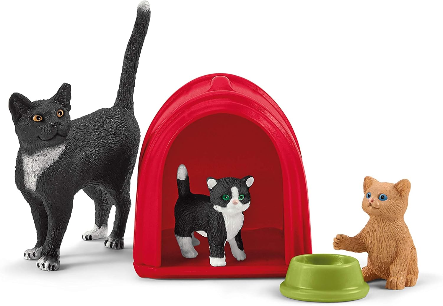 SCHLEICH Playtime for Cute Cats Farm World Playset - Imaginative Play for Kids 3+ 3