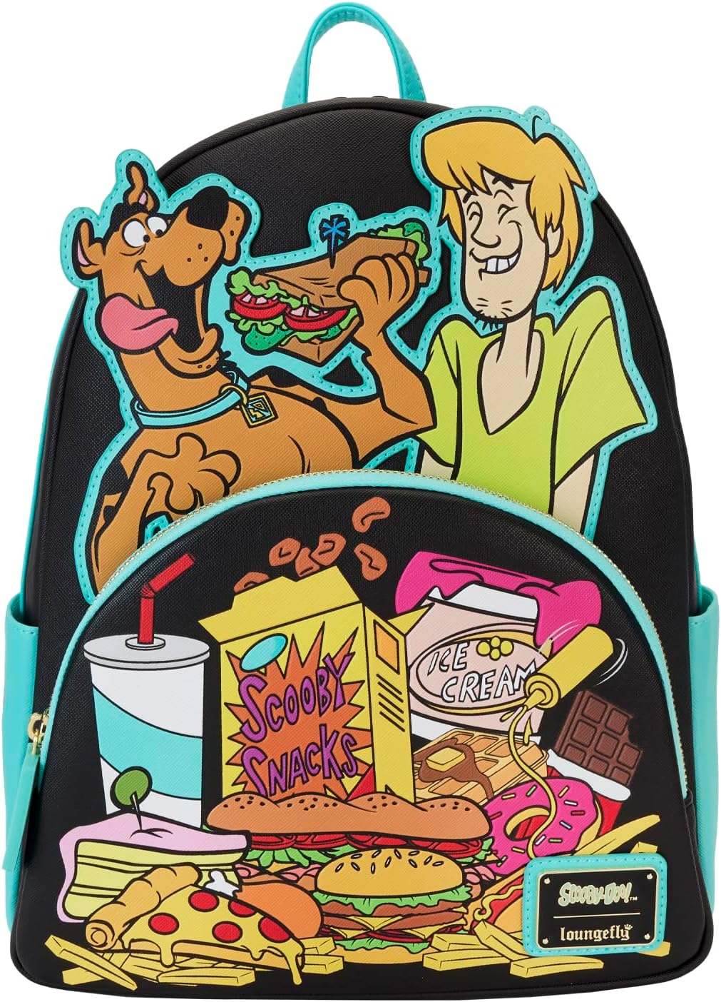Loungefly Scooby-Doo Munchies Double Strap Shoulder Bag (SBDBK0019)