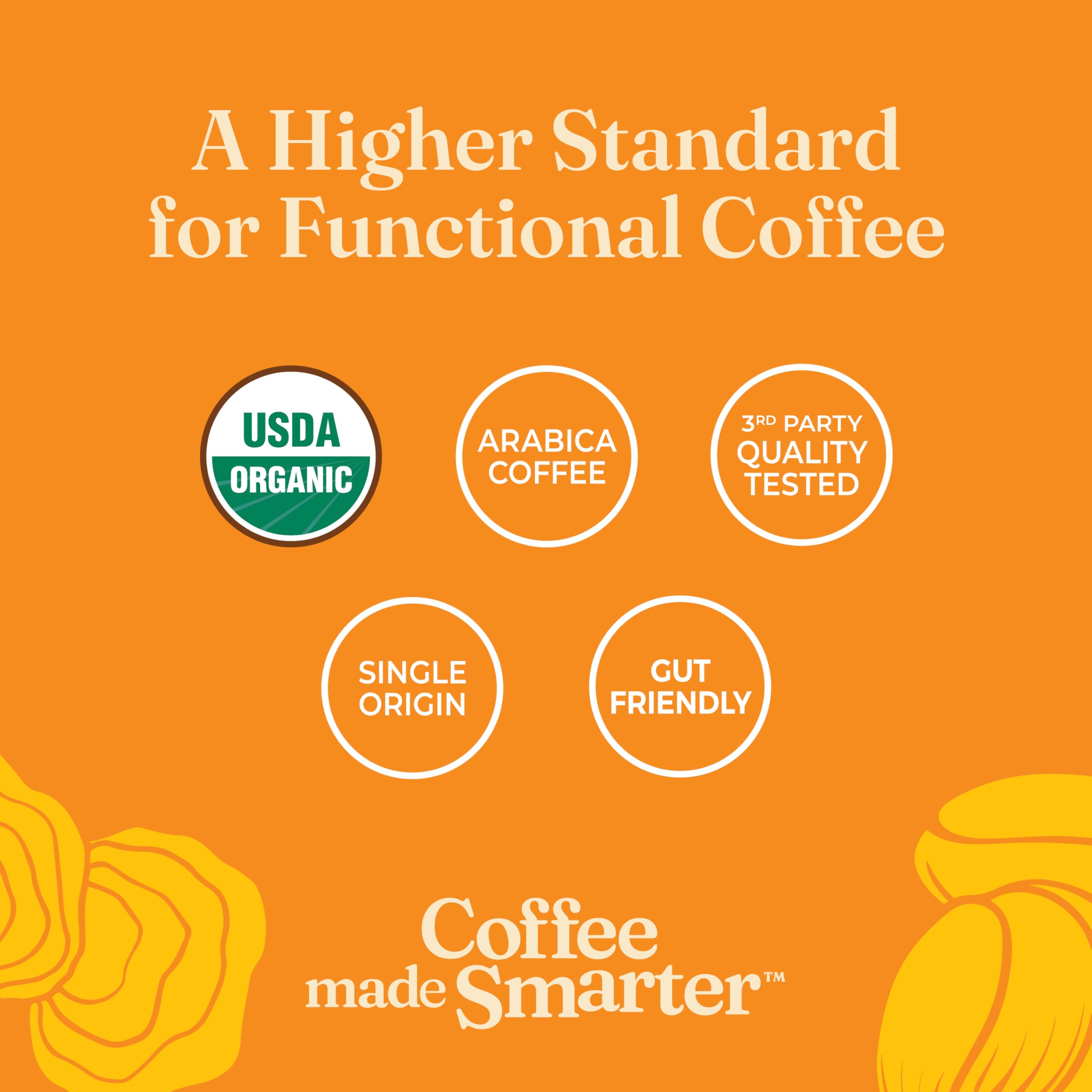 Four Sigmatic Dark Roast Whole Bean Coffee with Lion's Mane & Chaga - 340g 3