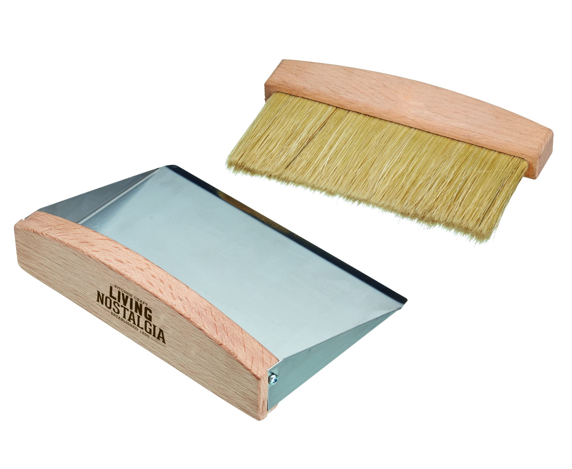 KitchenCraft Living Nostalgia Table-Top Dustpan and Brush Set 7