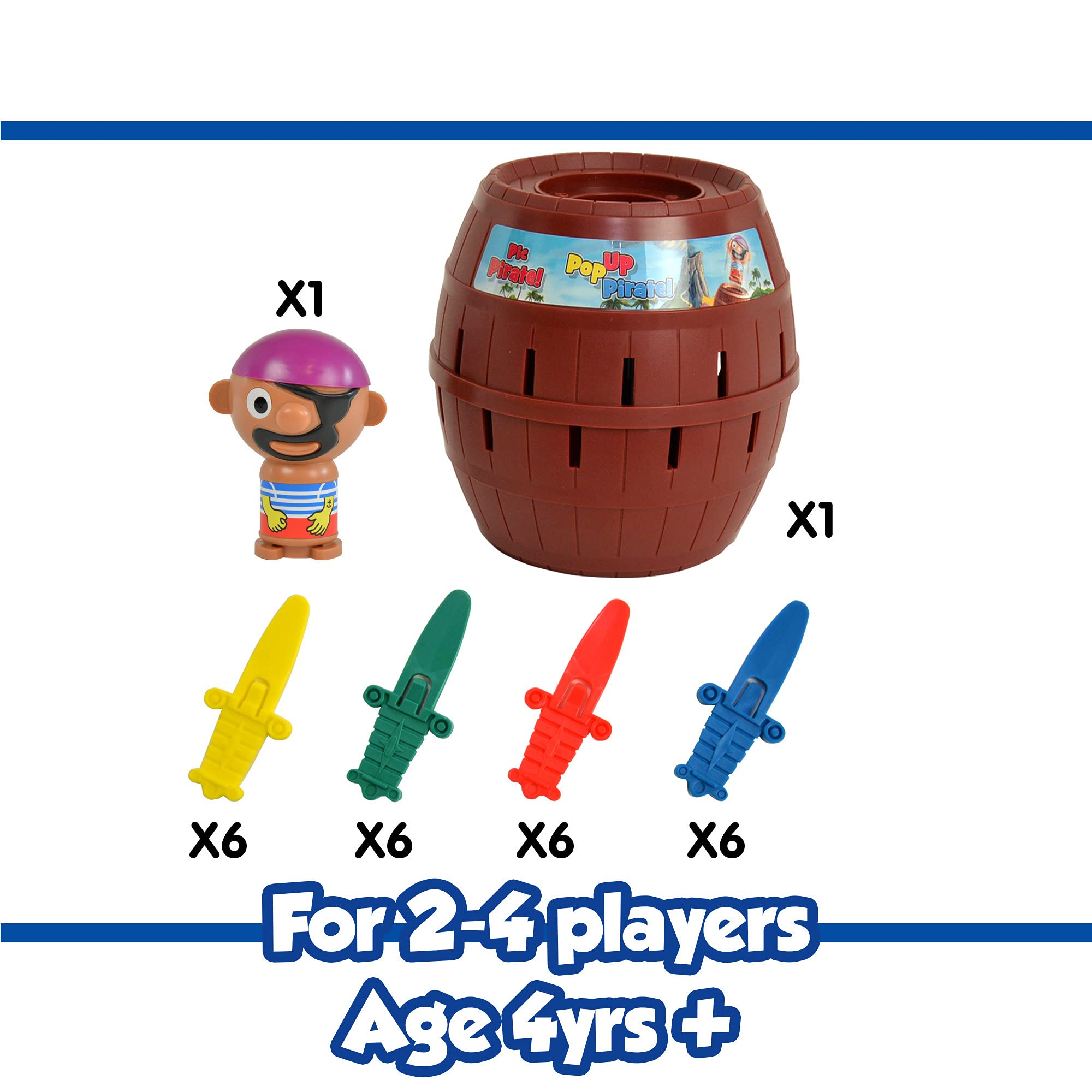 TOMY Pop Up Pirate Classic Children's Action Board Game 15