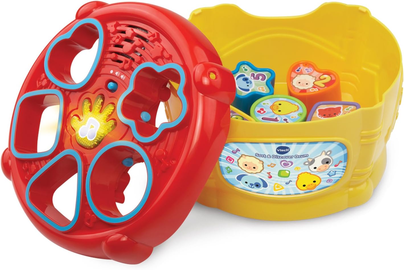 VTech Sort and Discover Drum - Musical Learning Toy for Toddlers 12 Months+