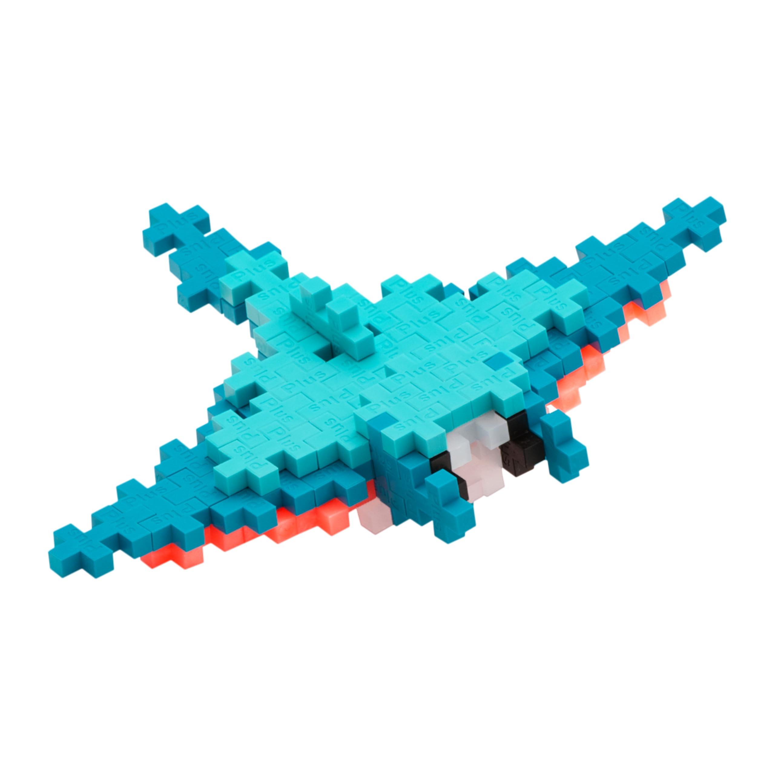 PLUS PLUS Building Blocks Toy - 100-Piece Manta Ray Set for Creative Building 4
