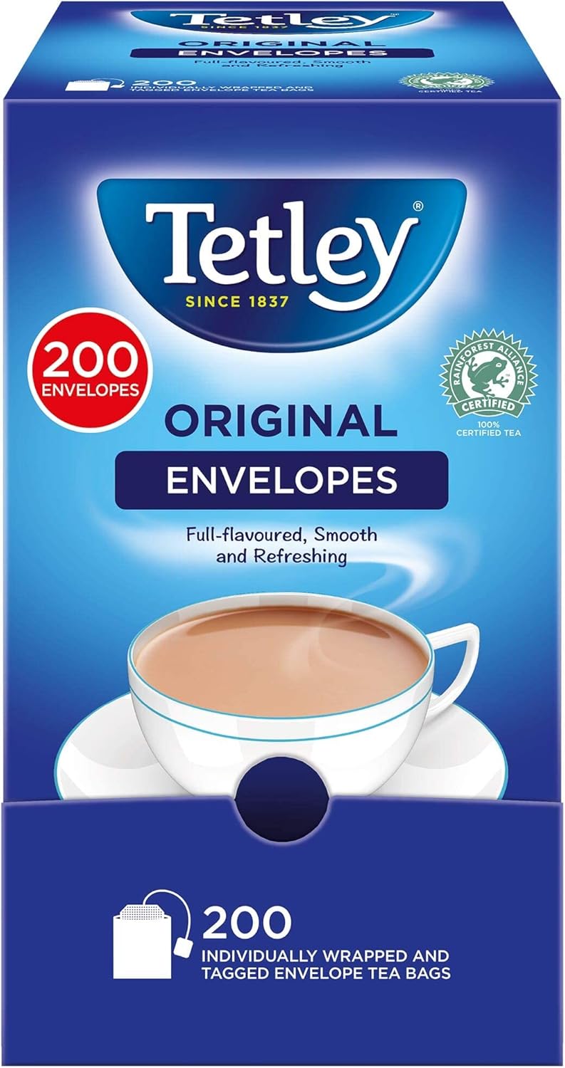 Tetley Original Tea Envelopes (Pack of 200) 1
