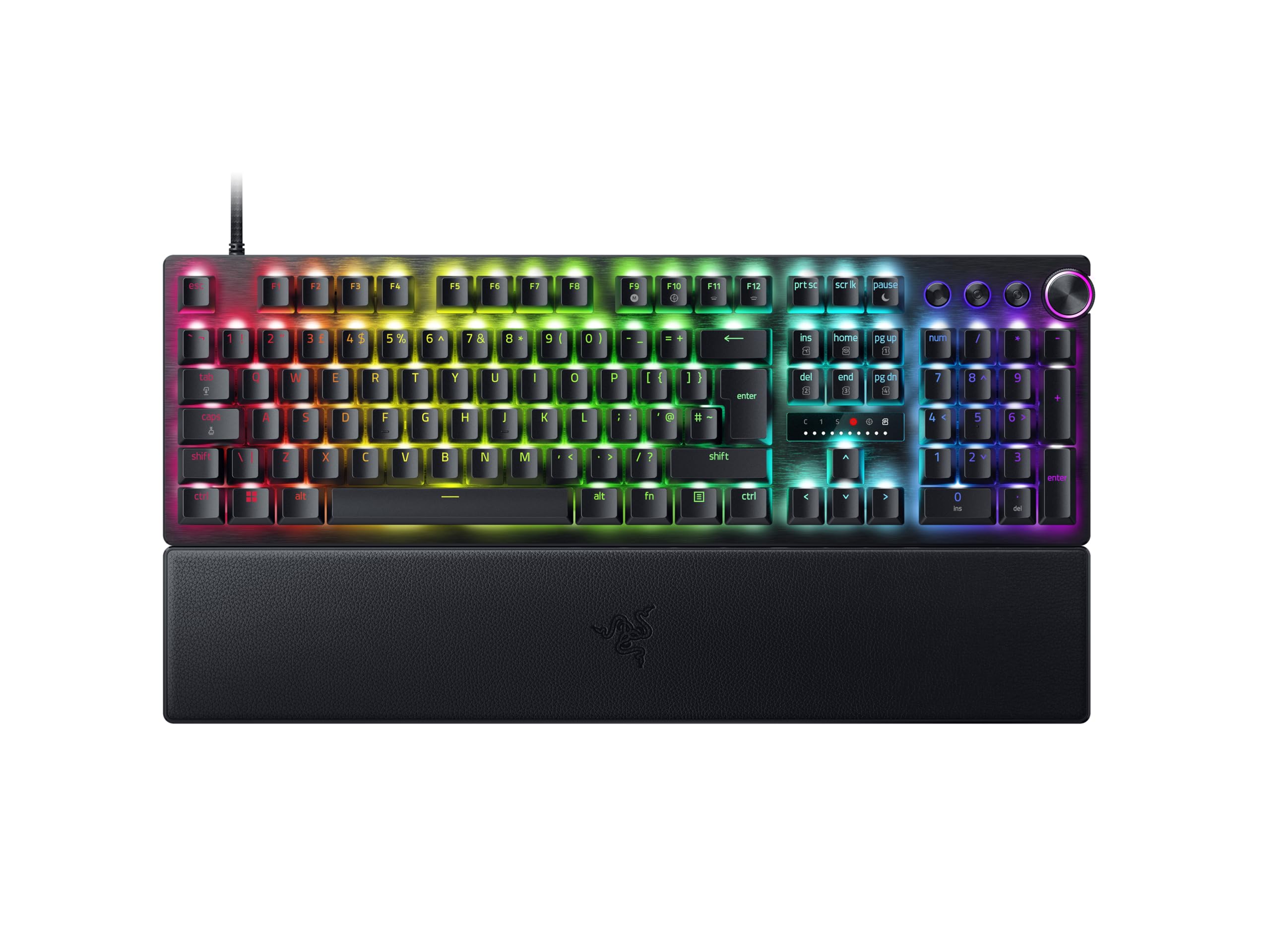 Razer Huntsman V3 Pro - Analog Optical Gaming Keyboard - Rapid Trigger & Snap Tap - UK Layout | Black