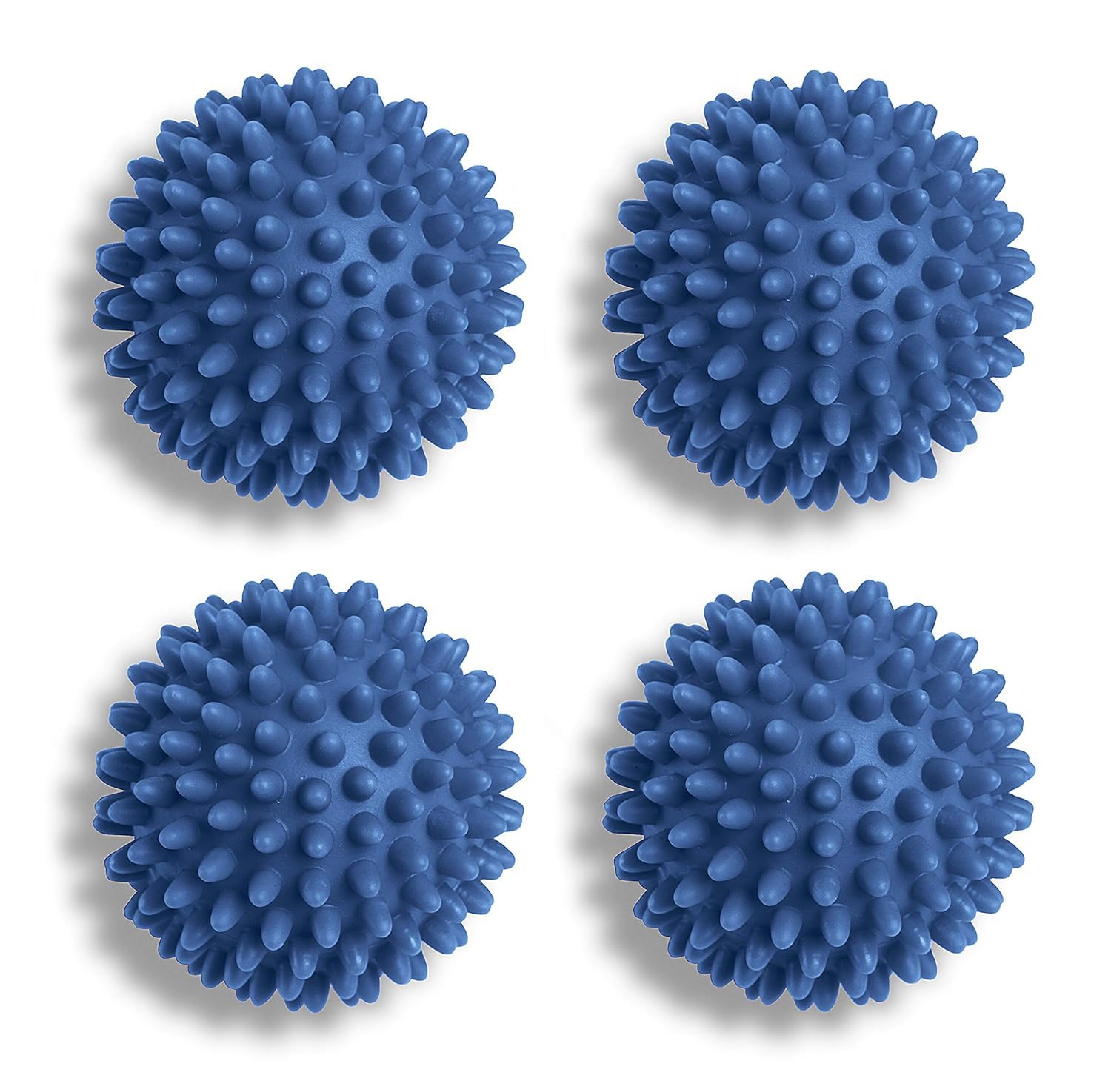 Whitmor - Dryer Balls Set of 4 Reusable Non-Toxic Laundry Dryer Balls for Faster Drying & Softening - Blue 1