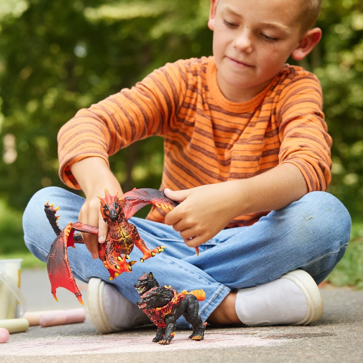 SCHLEICH 42451 Lava Hellhound Eldrador Creatures Action Figure - Fantasy Play for Kids 3+ 11
