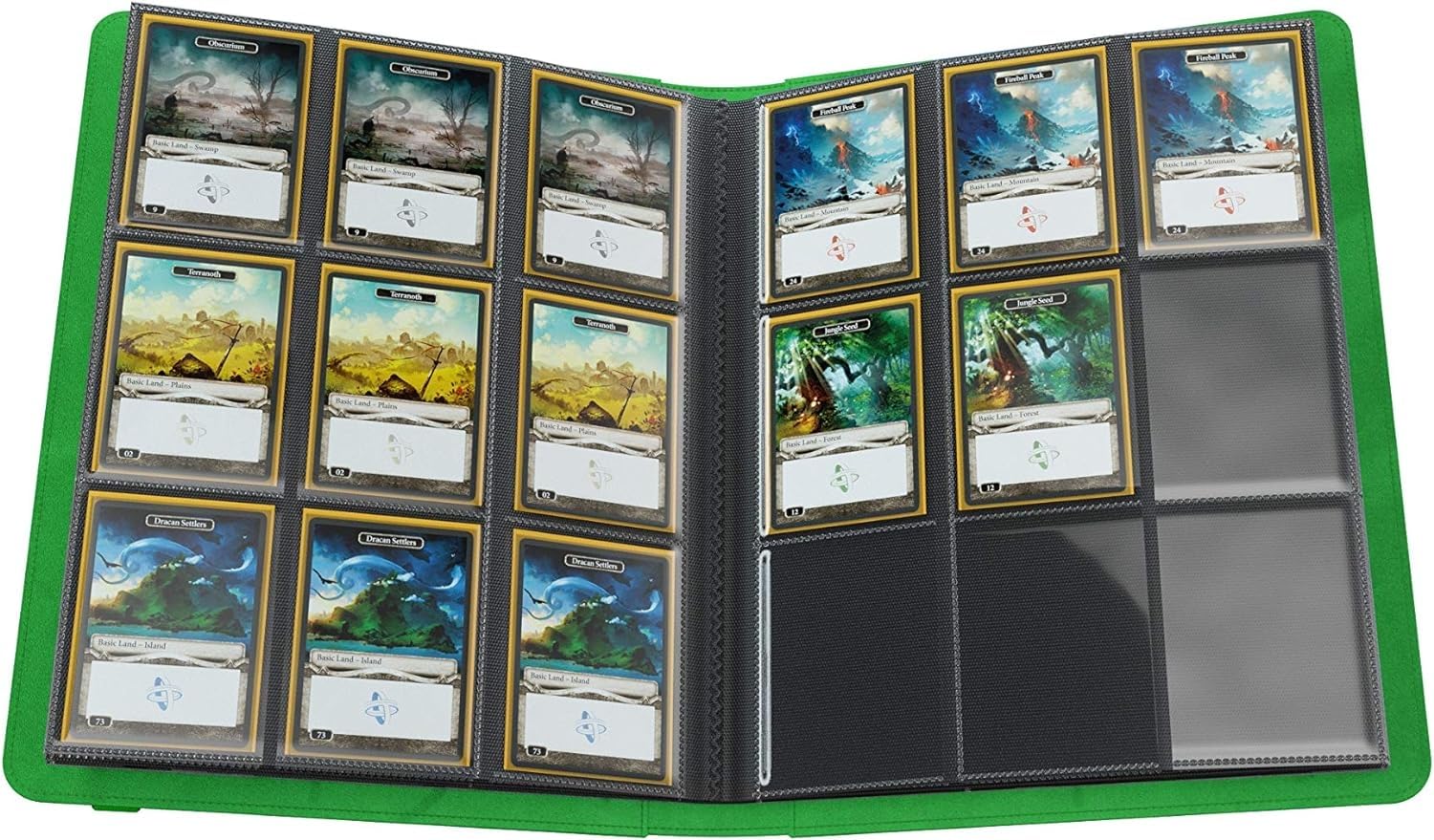 Gamegenic Prime Album 18-Pocket - Green Card Storage for Collectible Cards 2