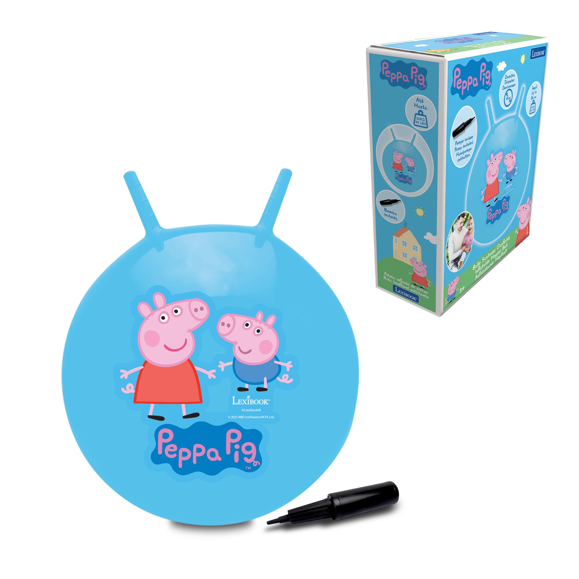 Peppa Pig Inflatable Hopper Ball - Fun Bouncing Toy for Kids 3 Years and Up 4