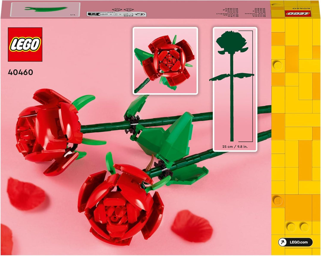 LEGO - Creator Roses 40460 Buildable Flower Bouquet Set for Home Decor