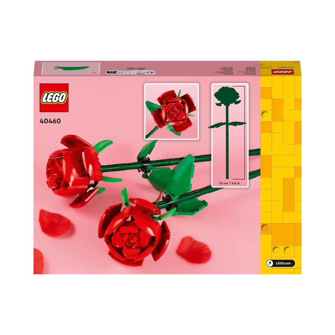 LEGO - Creator Roses 40460 Buildable Flower Bouquet Set for Home Decor