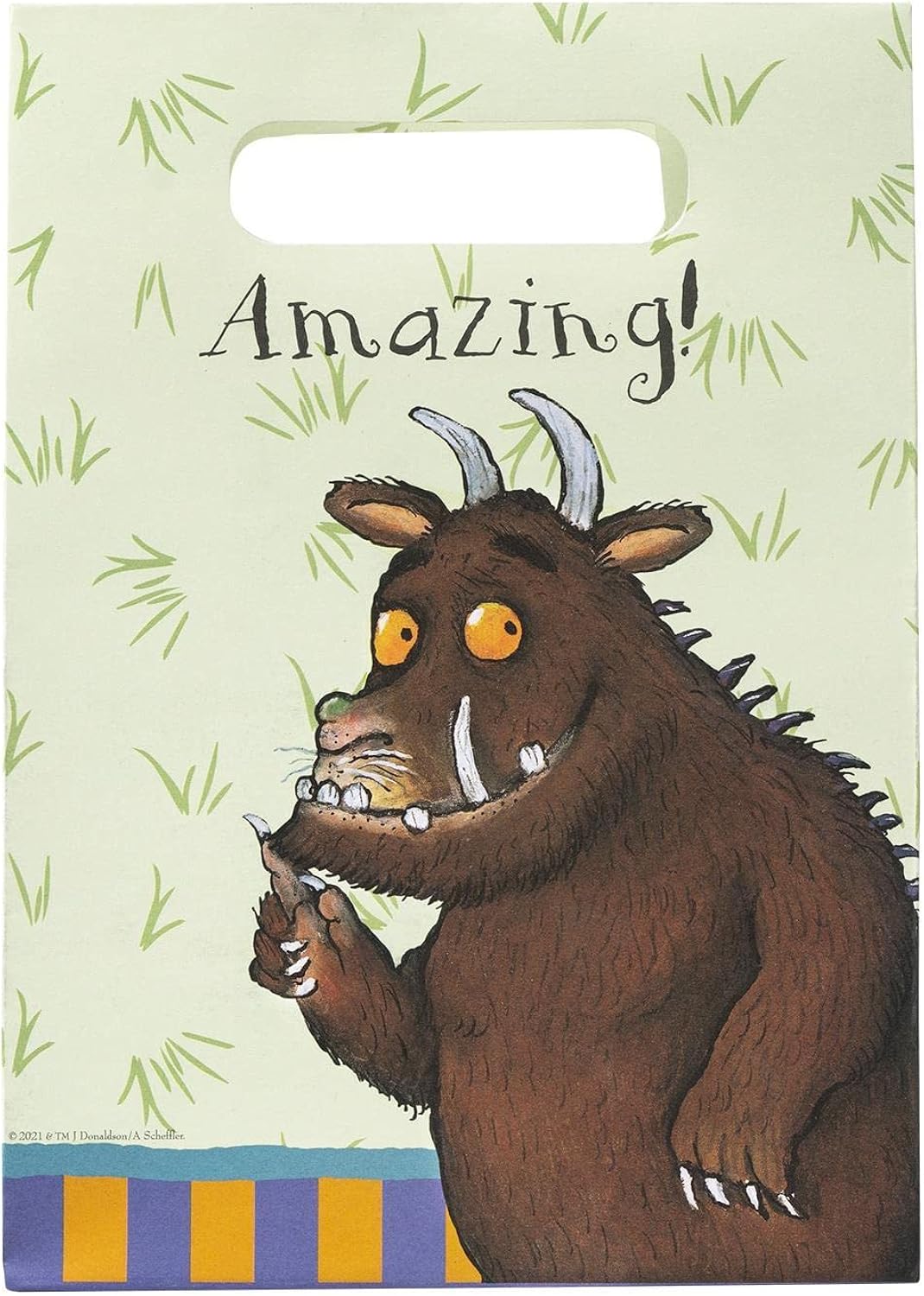 Smiffys The Gruffalo Tableware Party Platters x4 - 30.5 cm, Officially Licensed 1