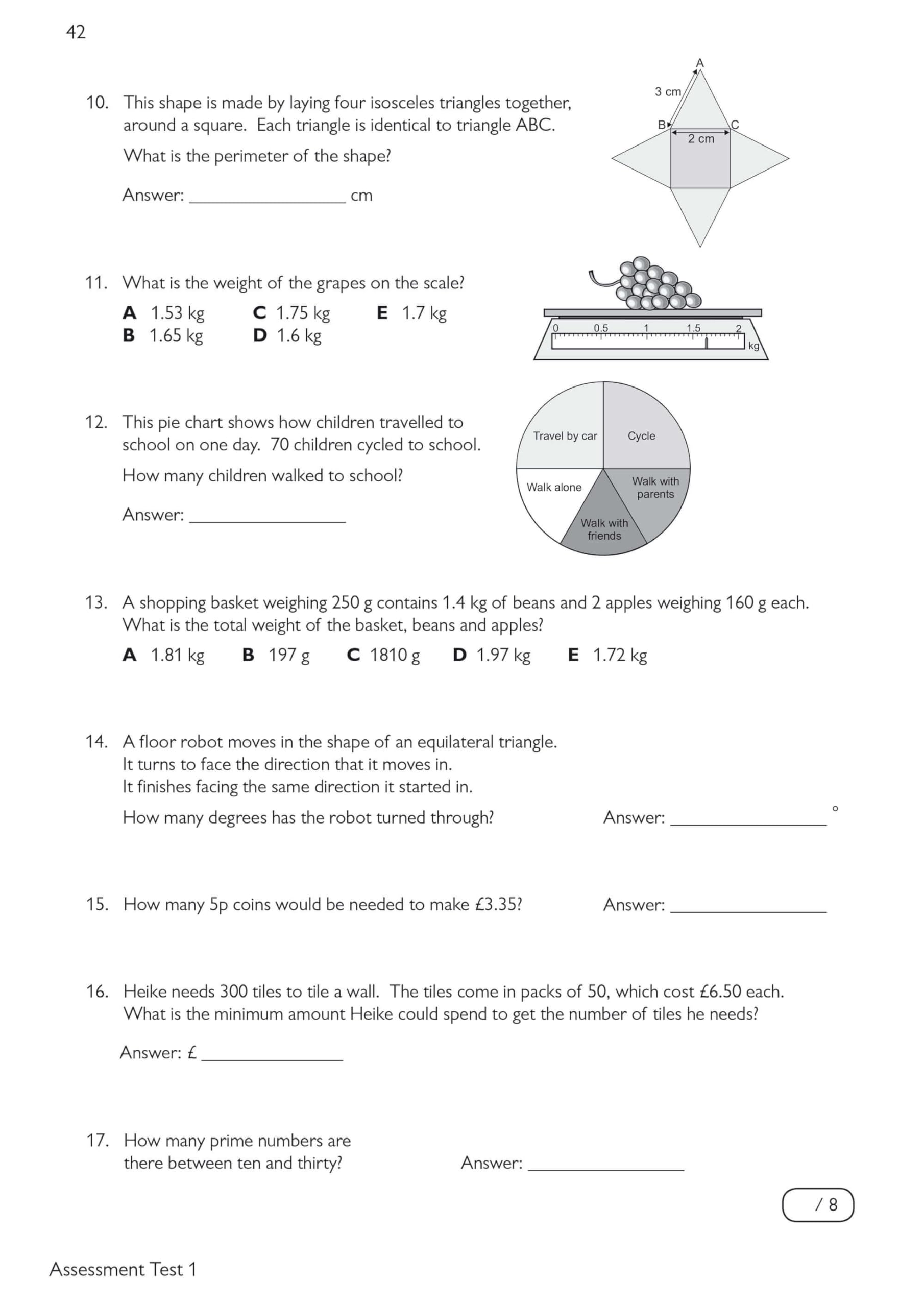 CGP 11+ GL Maths Practice Book & Assessment Tests - Ages 9-10 (with Online Edition) 7