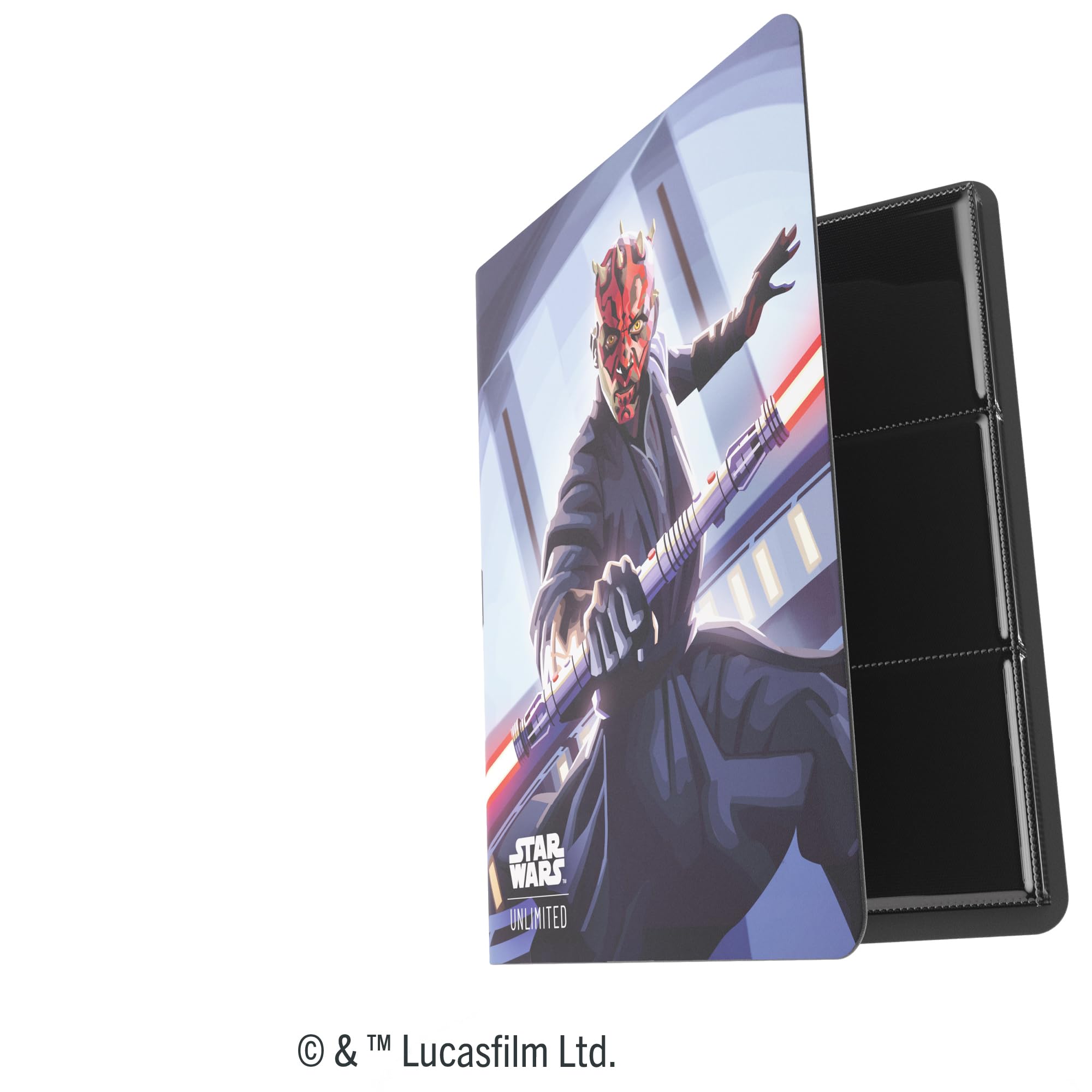 Gamegenic Star Wars: Unlimited 18-Pocket Album Set 5 Qui-Gon Jinn & Darth Maul | 360 Card Capacity 5