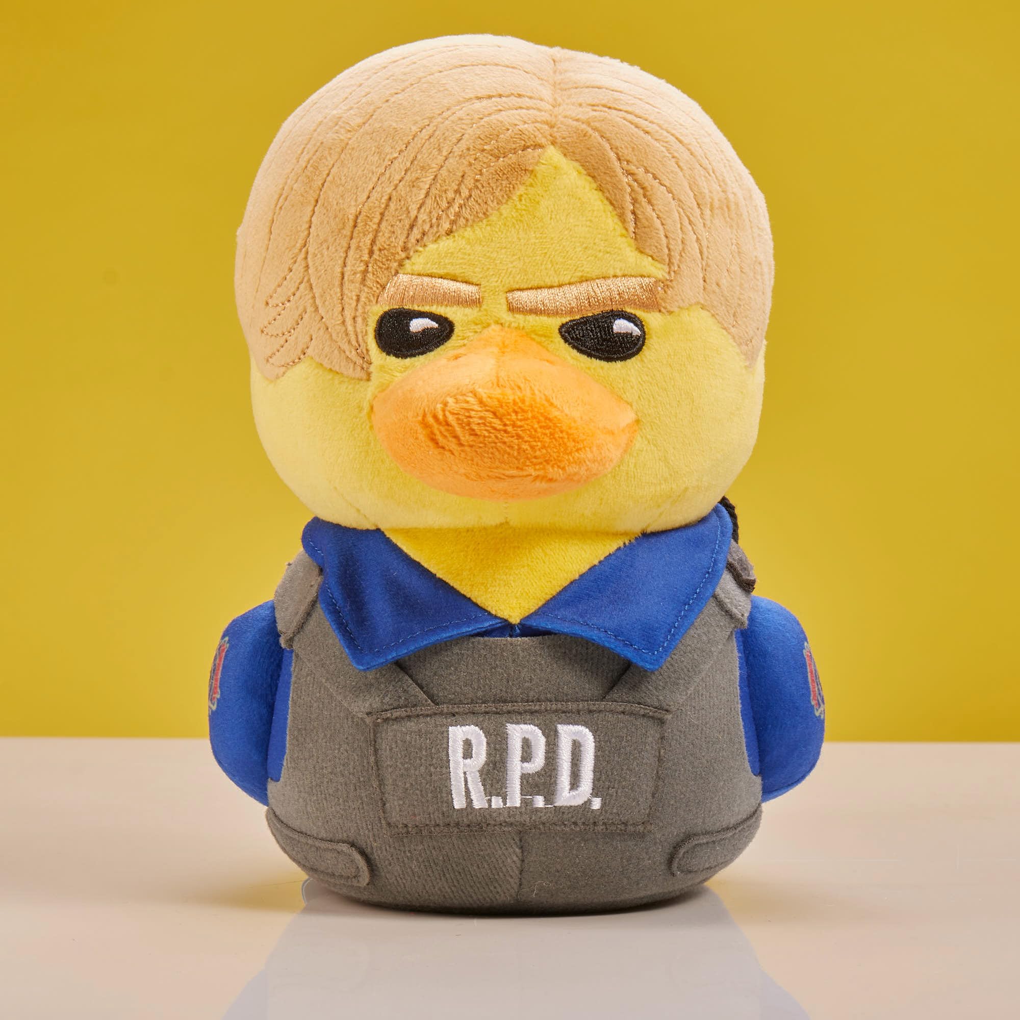 TUBBZ Plush: Leon Kennedy - Resident Evil Cosplaying Rubber Duck Soft Plush - 9 Inch Collectible