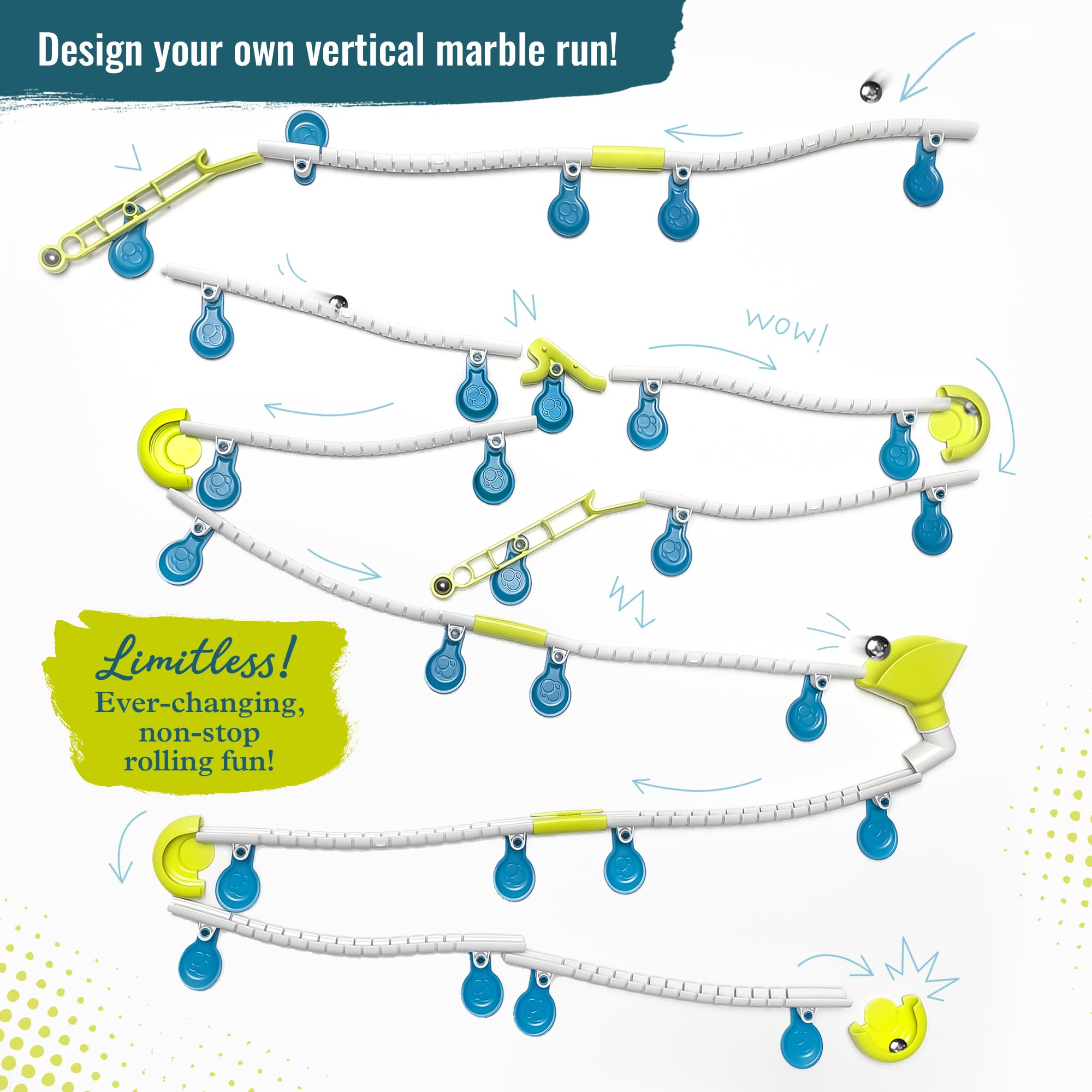 Thames & Kosmos Gecko Run Deluxe Marble Run Kit 8