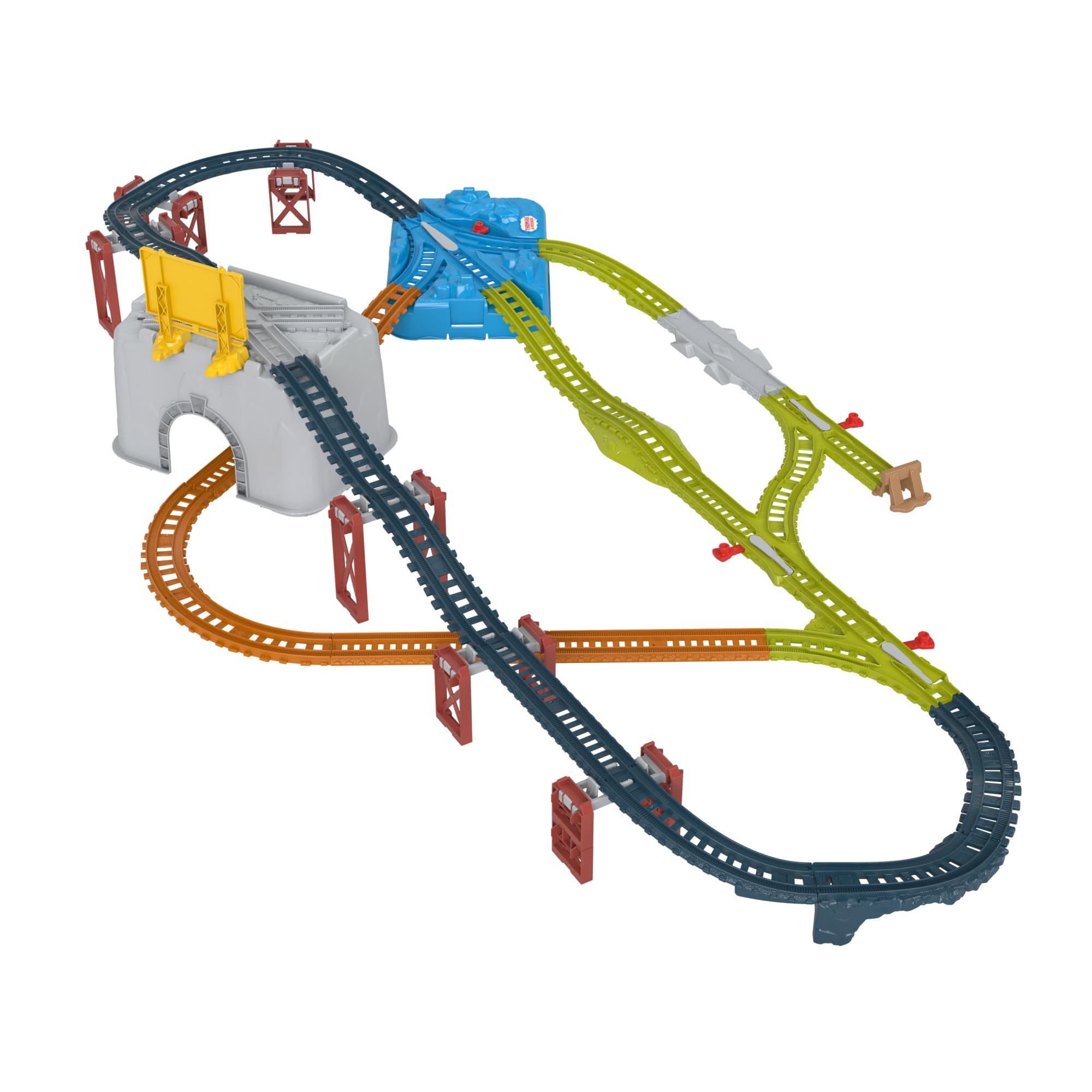 THOMAS & FRIENDS Connect & Build Bucket Track Expansion Set - 48 Pieces | Ages 3+ | HNP81