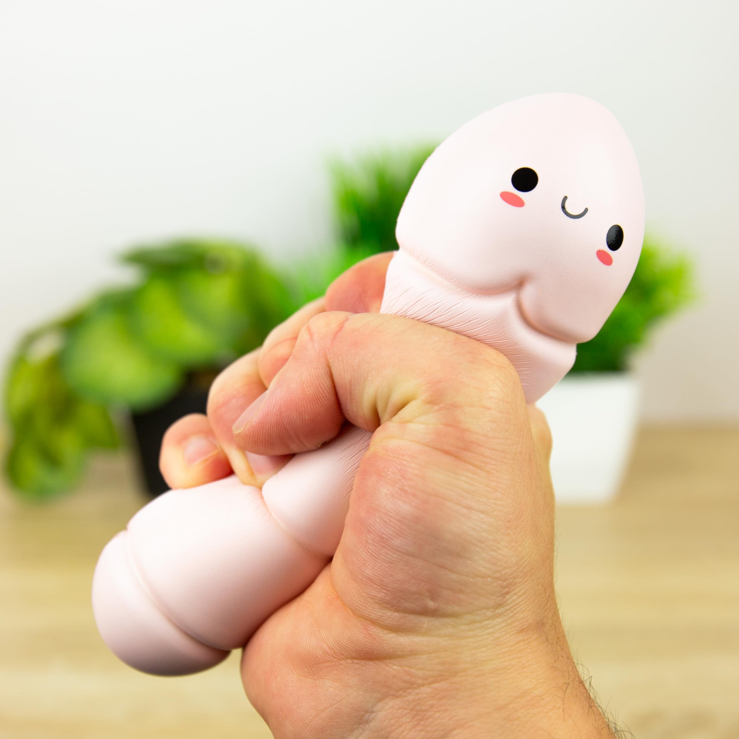 Worry Worm Stress Reliever – Squishy Willy Worm-Shaped Fidget Toy for Kids & Adults 3