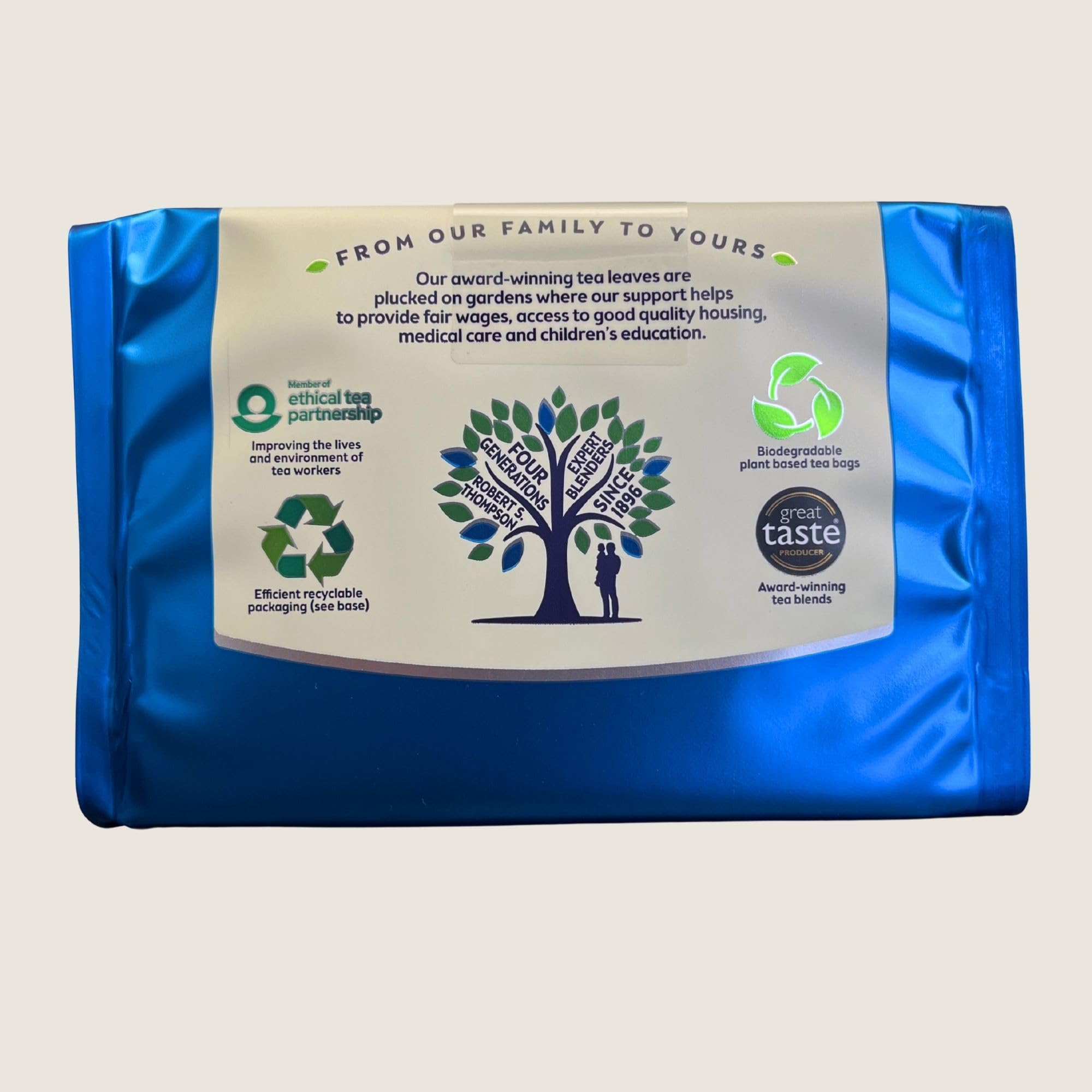 Thompson's Decaffeinated Black Tea Bags - 160 Pack (500g)