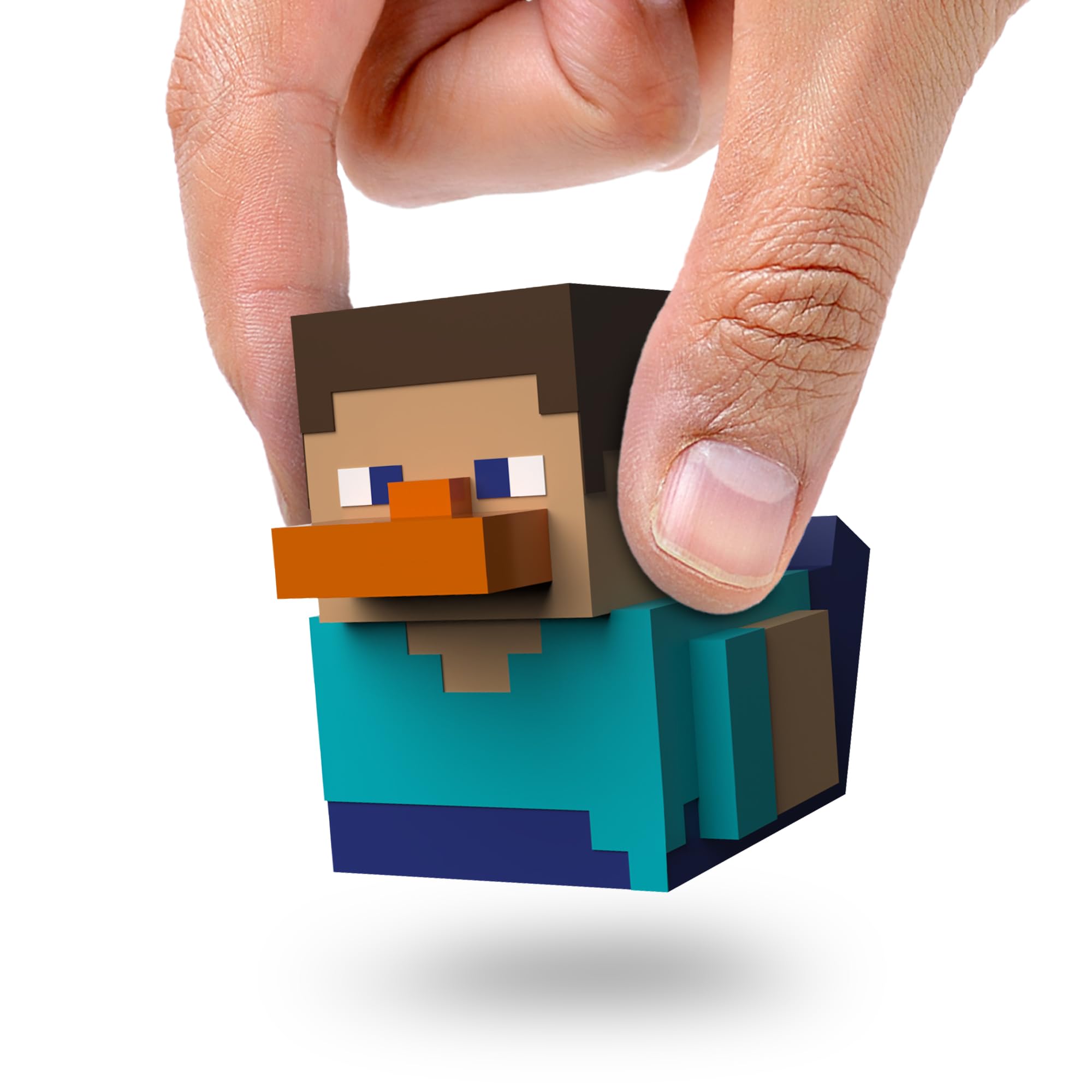 Minecraft Mini Steve Collectible Vinyl Rubber Duck Figure - Official TUBBZ Merchandise 7