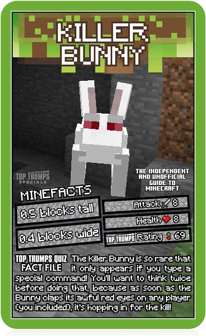 Top Trumps Minecraft Specials Card Game