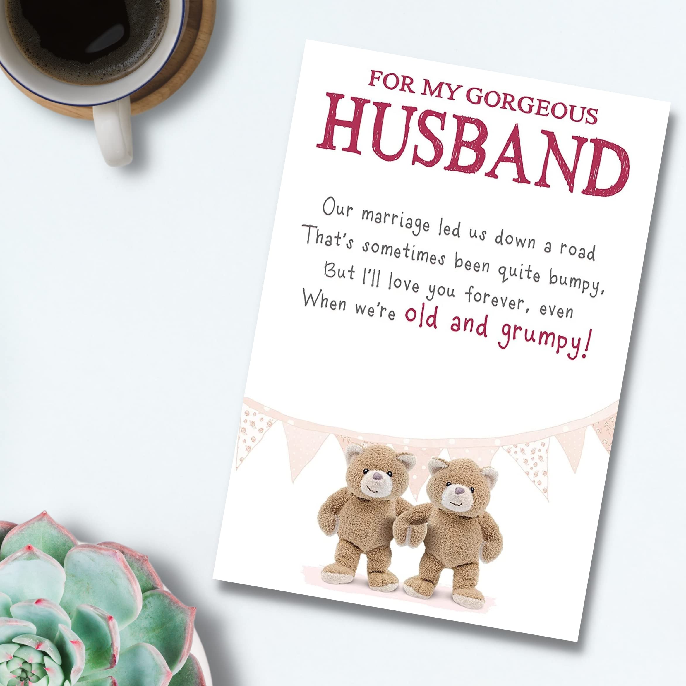 Emotional Rescue Grumpy Birthday Card for Husband | FSC Paper | Made in UK 6