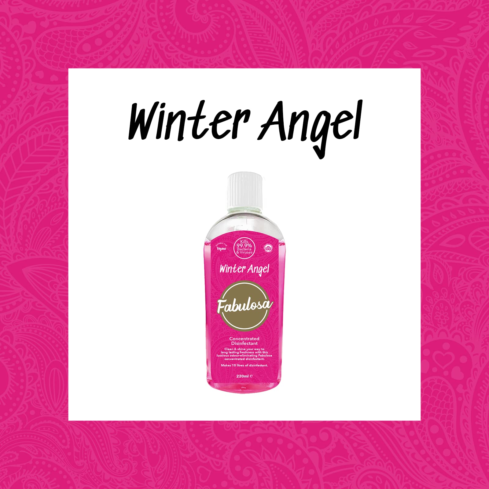 Fabulosa 4 in 1 Concentrated Antibacterial Disinfectant All Purpose Cleaner | 220 ml Liquid
