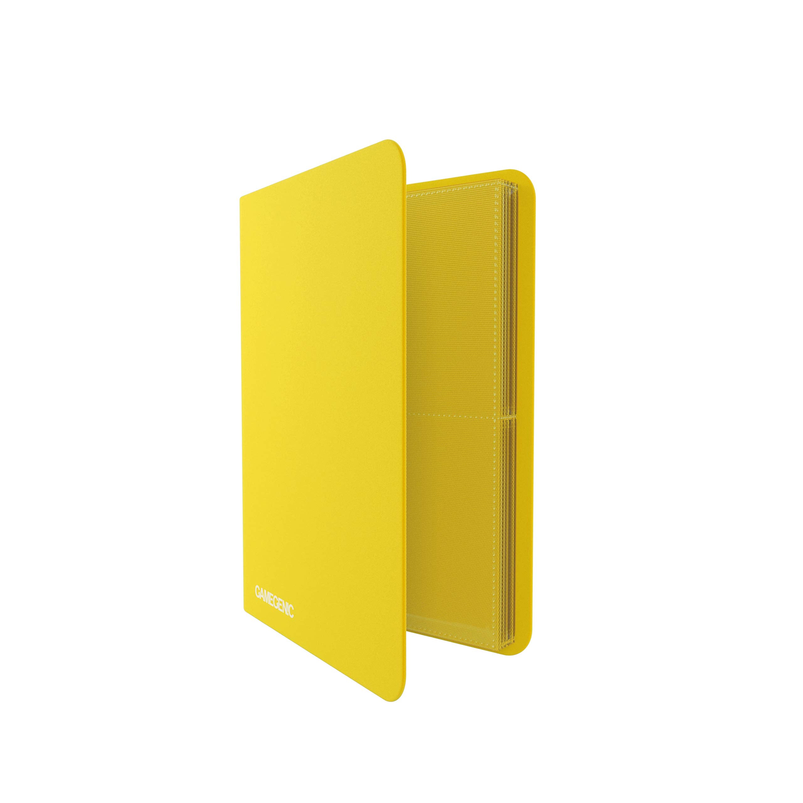 Gamegenic Casual Album 8-Pocket Yellow | Holds 160 Double-Sleeved Cards | PP Material
