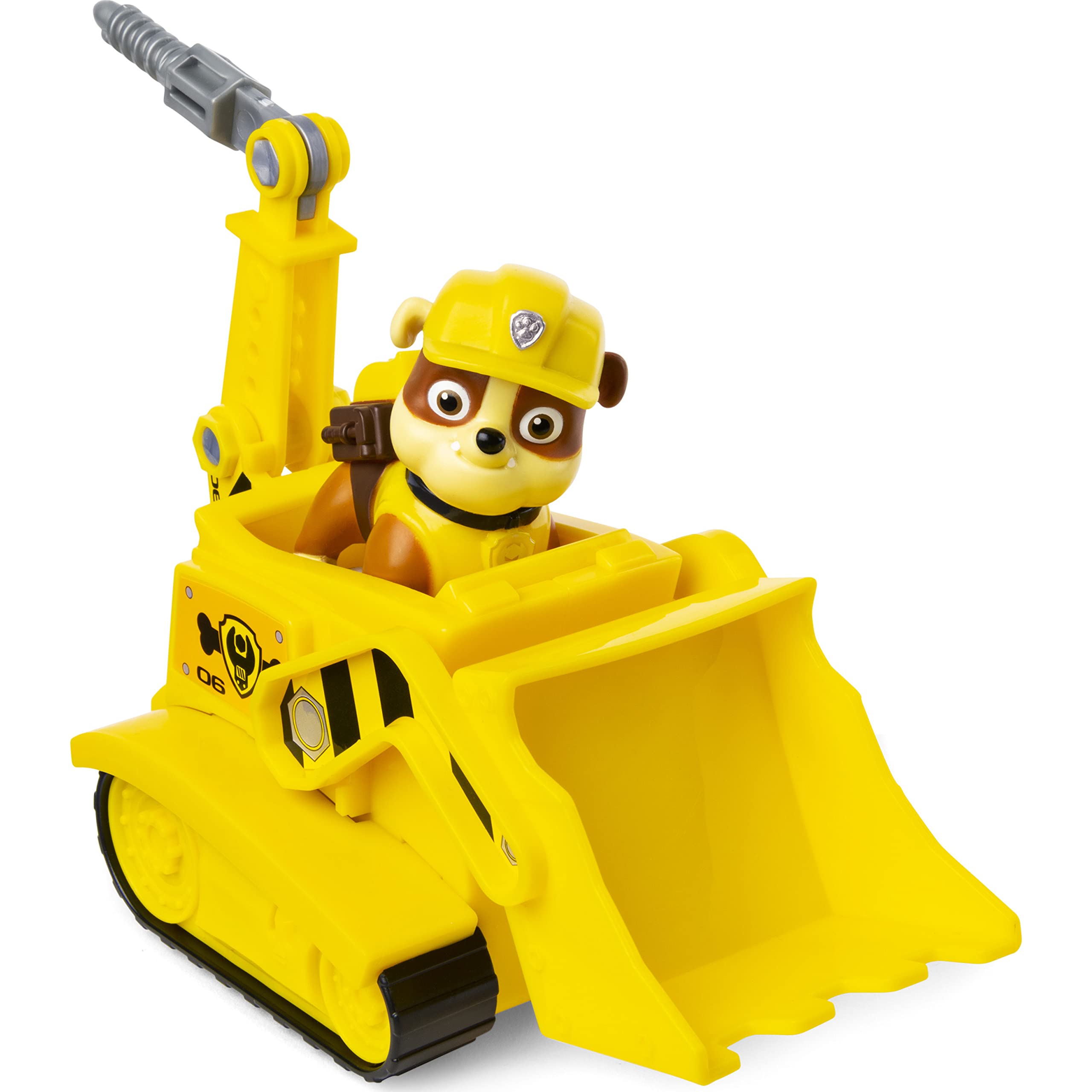 Paw Patrol Rubble’s Bulldozer with Collectible Figure - Vehicle Toy for Kids 3+ 3