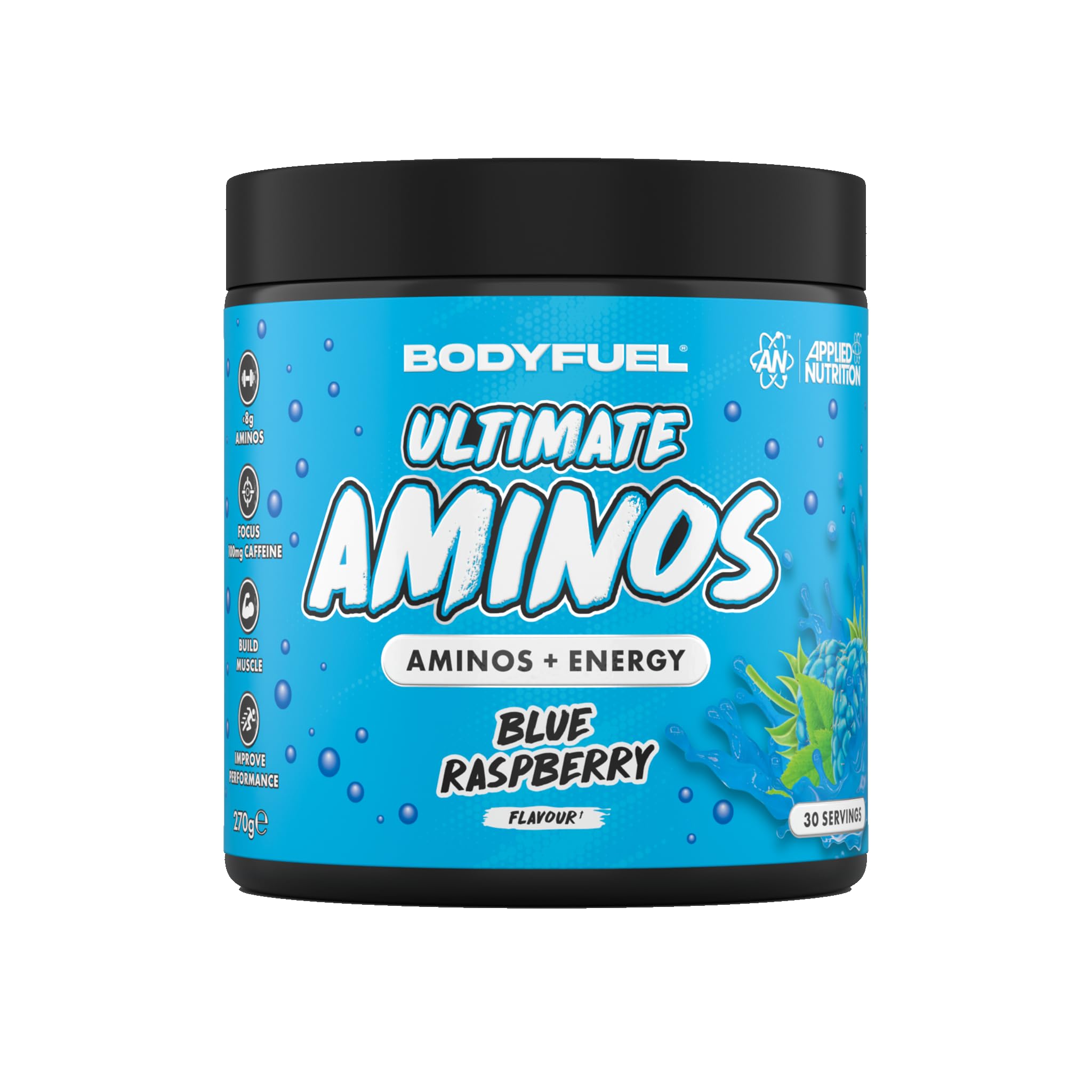 Applied Nutrition BodyFuel Amino Energy Powder - Blue Raspberry, 270g, 30 Servings
