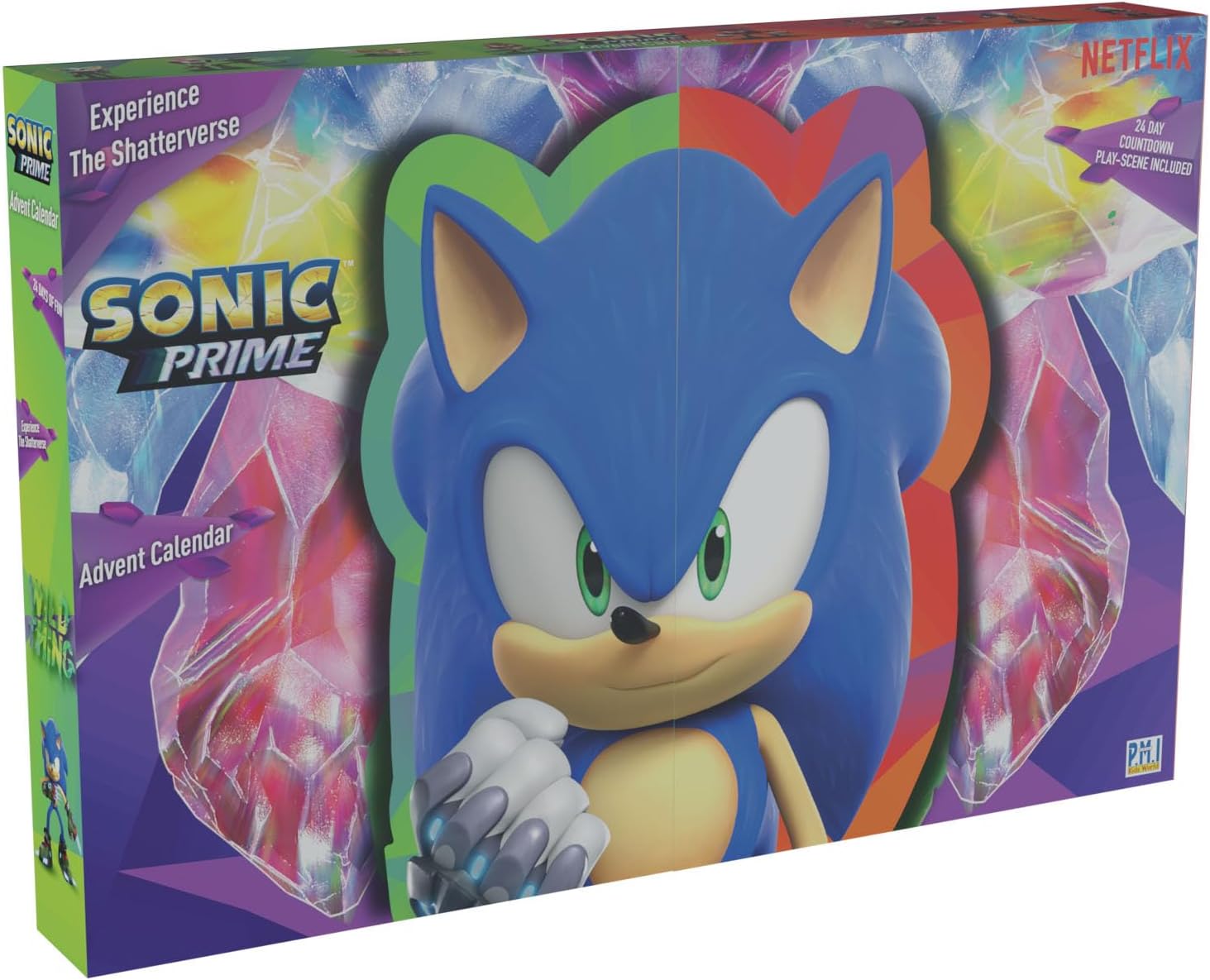 Bandai Sonic Prime Advent Calendar - 24 Surprise Toys & Collectible Figures