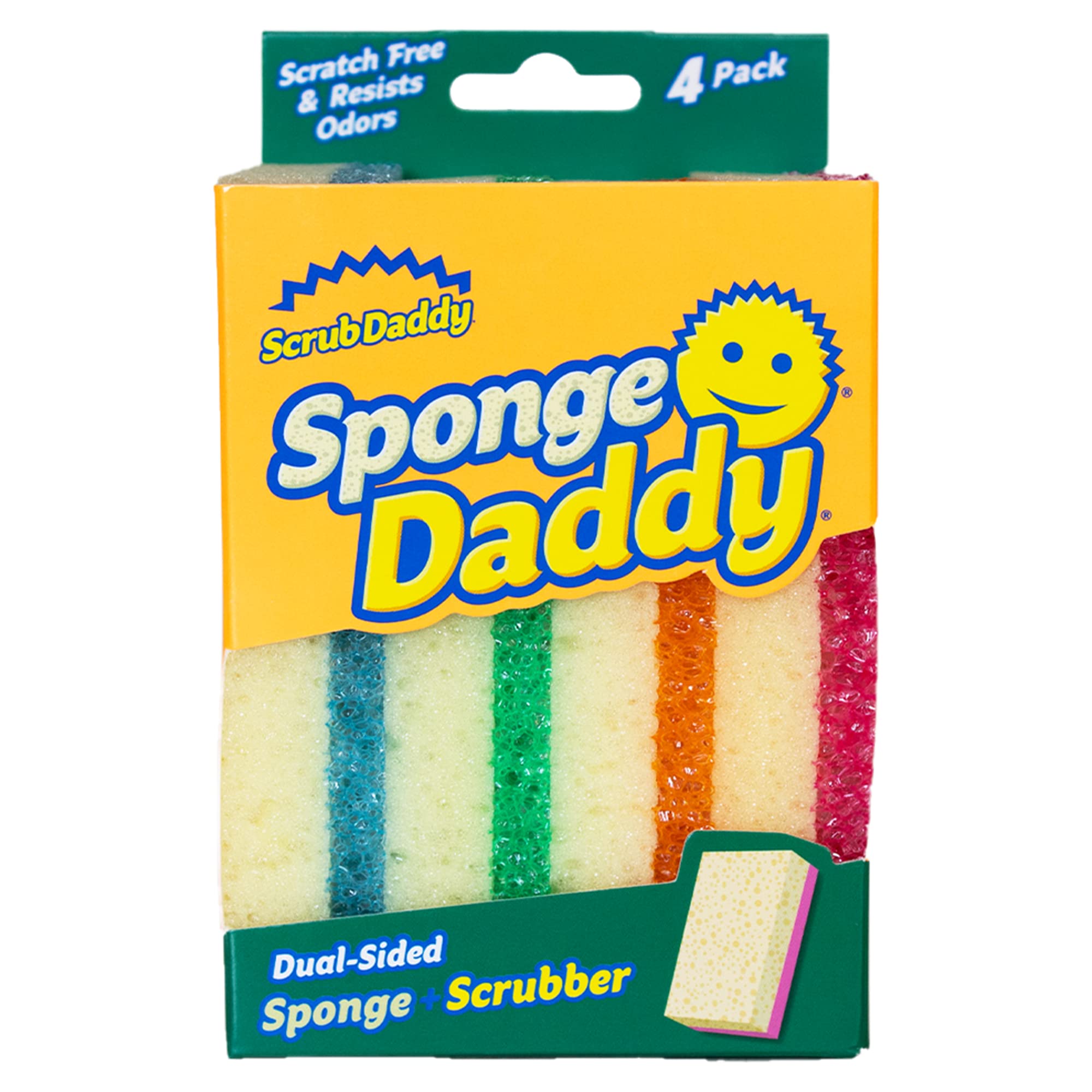 Scrub Daddy - Sponge Daddy Dual-Sided Scrubber Sponge for Dishes & Surfaces 1