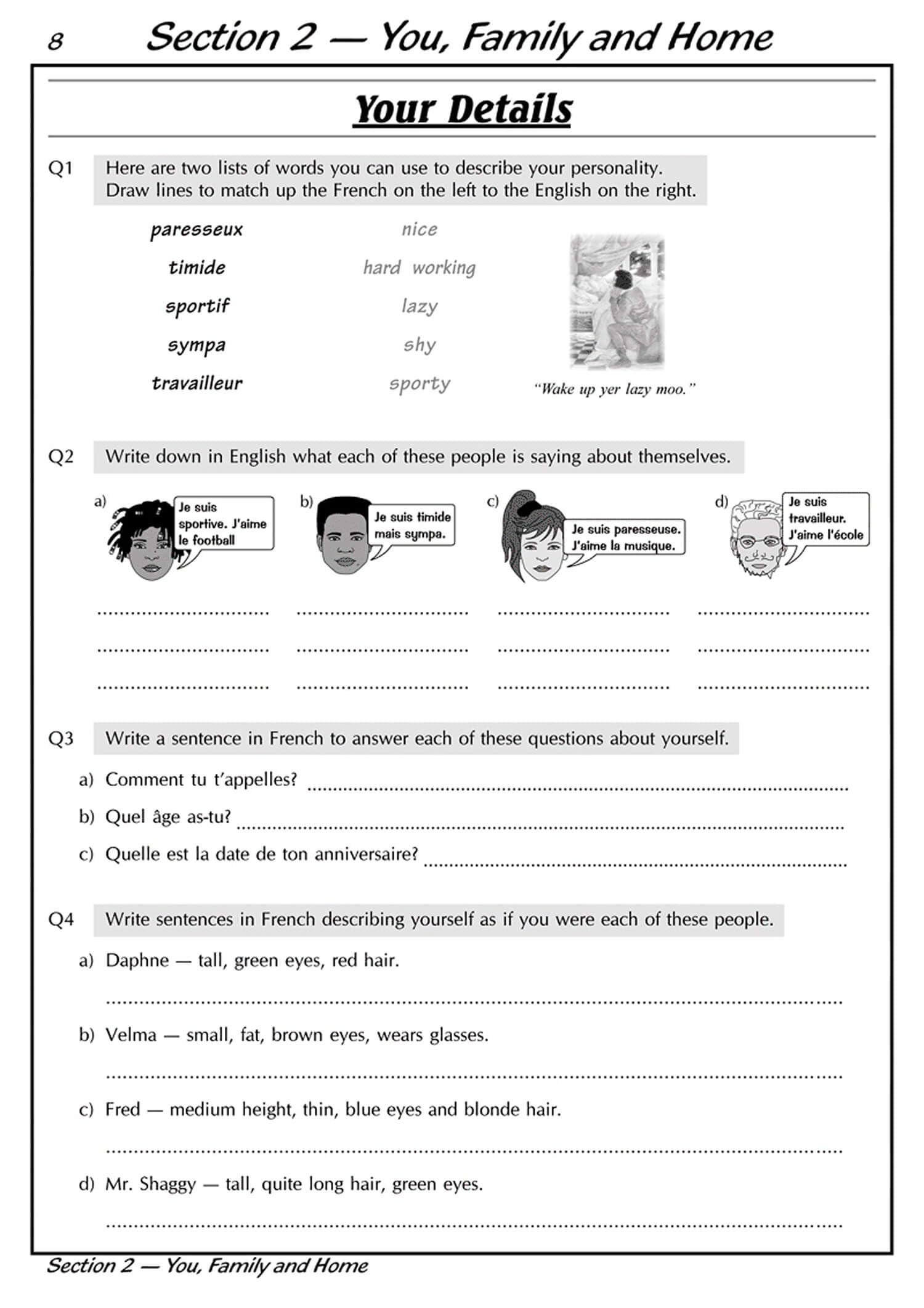 CGP KS3 French Workbook with Answers - Ages 11-14 | Paperback | 76 Pages 9