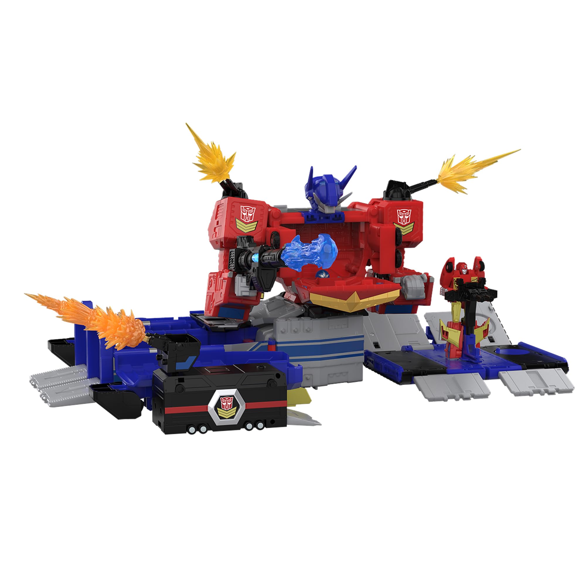 Transformers Age of the Primes Titan Class The Thirteen Star Optimus Prime Action Figure | 15-inch | 3-in-1 Conversion 3