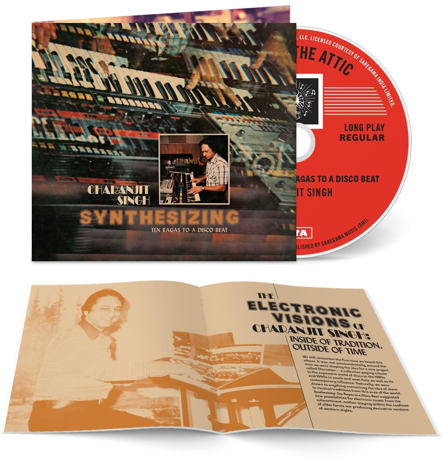 Charanjit Singh - Synthesizing : Ten Ragas To A Disco Beat [CD]