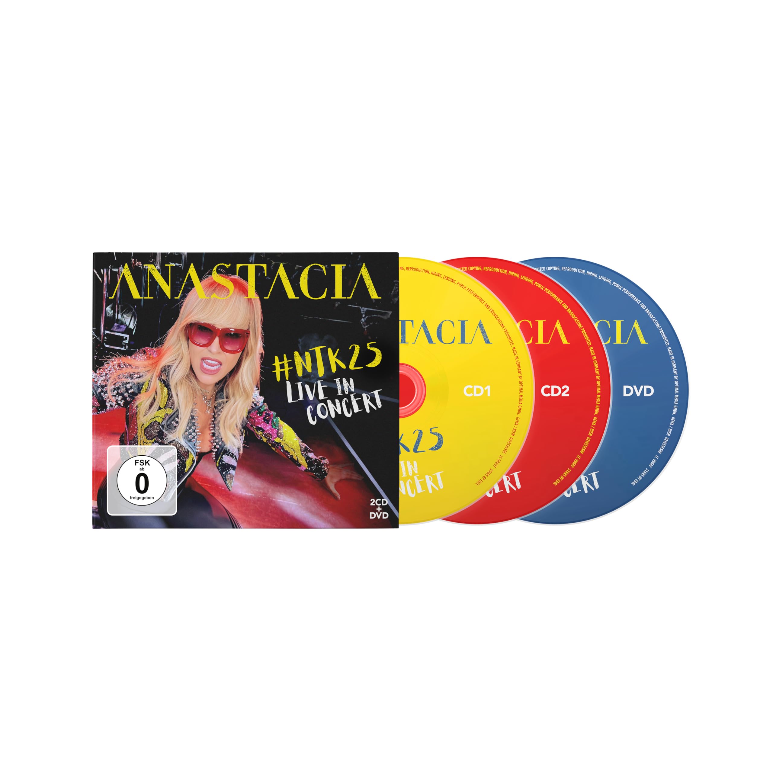 ANASTACIA - #NTK25 LIVE IN CONCERT [3-Disc Audio CD+DVD Set]
