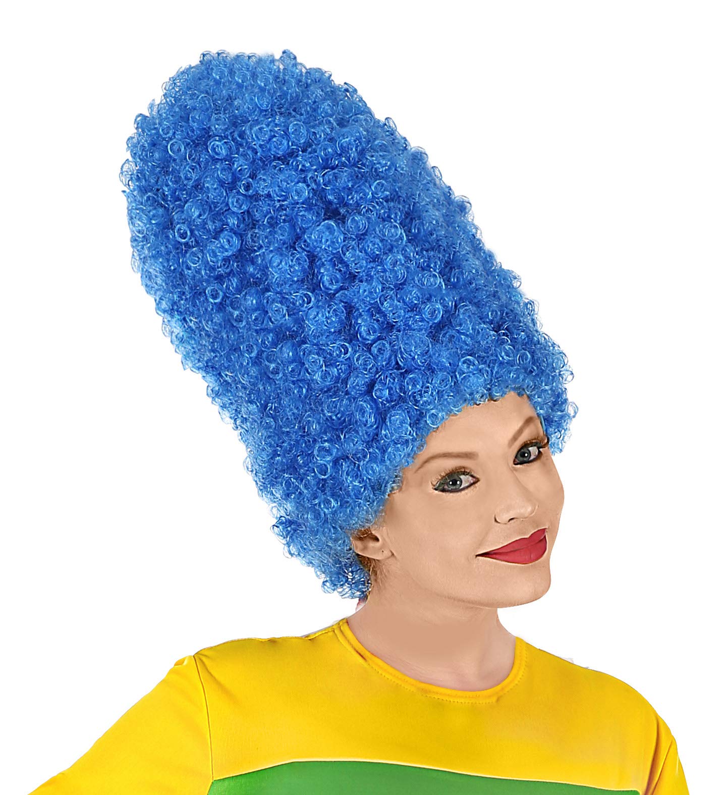 Widmann Marge Simpson Wig - Blue Cartoon Character Costume Accessory 3