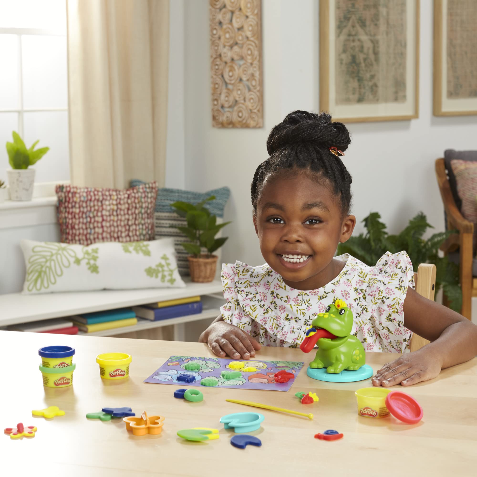 Play-Doh Frog ‘n Colors Starter Set - Creative Arts & Crafts Toy for Kids 3+ 2