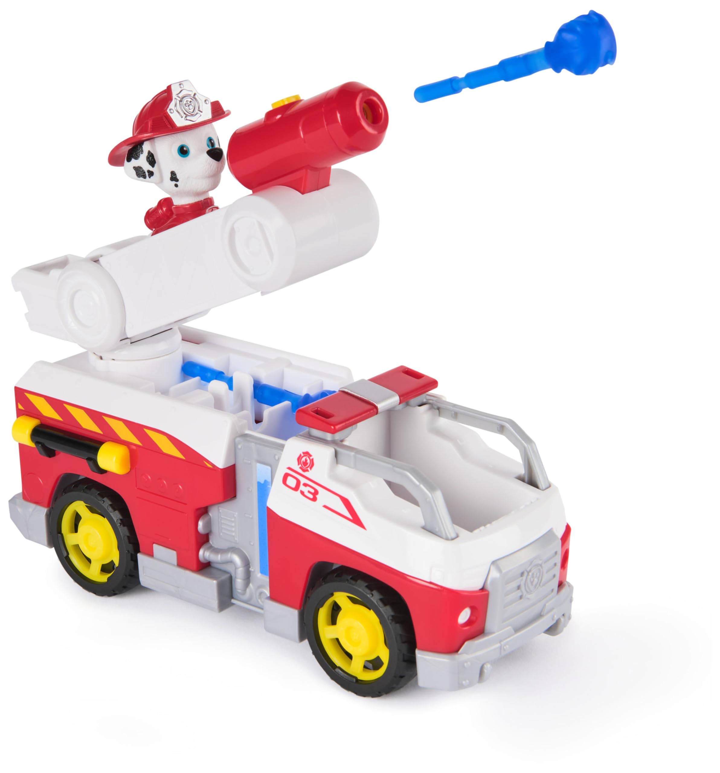 Paw Patrol Marshall Rescue Fire Engine with Action Figure & Projectile Launcher - Fire Truck Toy for Kids 3+ 1