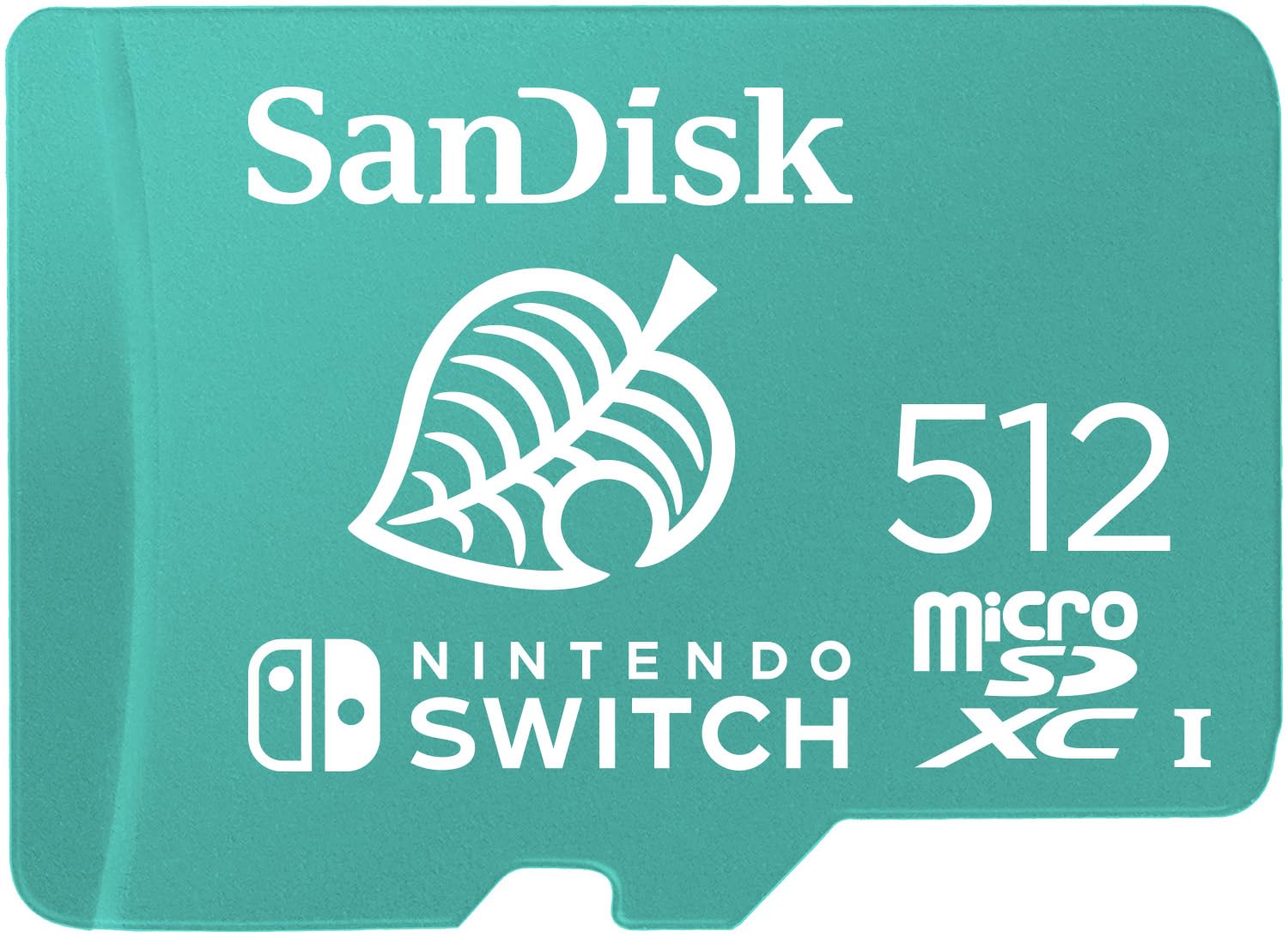SanDisk 512GB microSDXC UHS-I Card for Nintendo Switch - Green 1