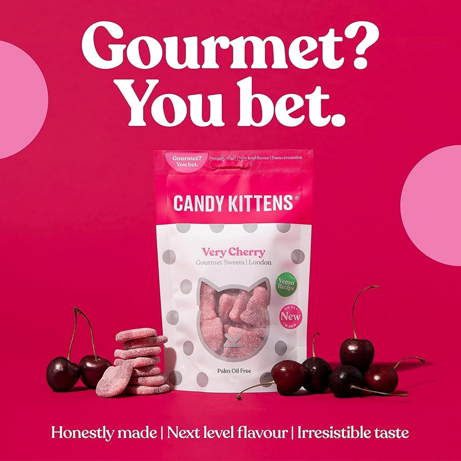 CANDY KITTENS Vegan Sweets CORE Selection - 5 x 140g Chewy Gummy Bundle