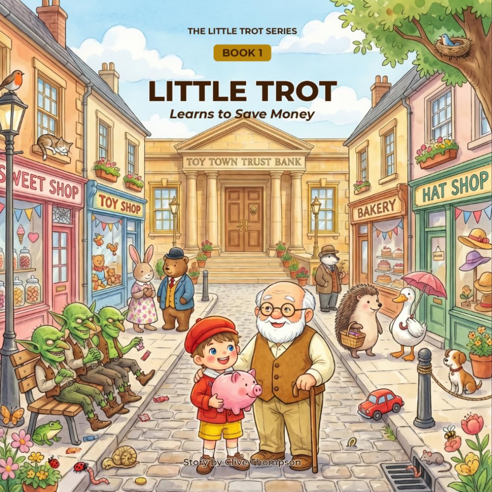 Clive Thompson - Little Trot Learns to Save | Children's Book on Money & Saving | Ages 8-12