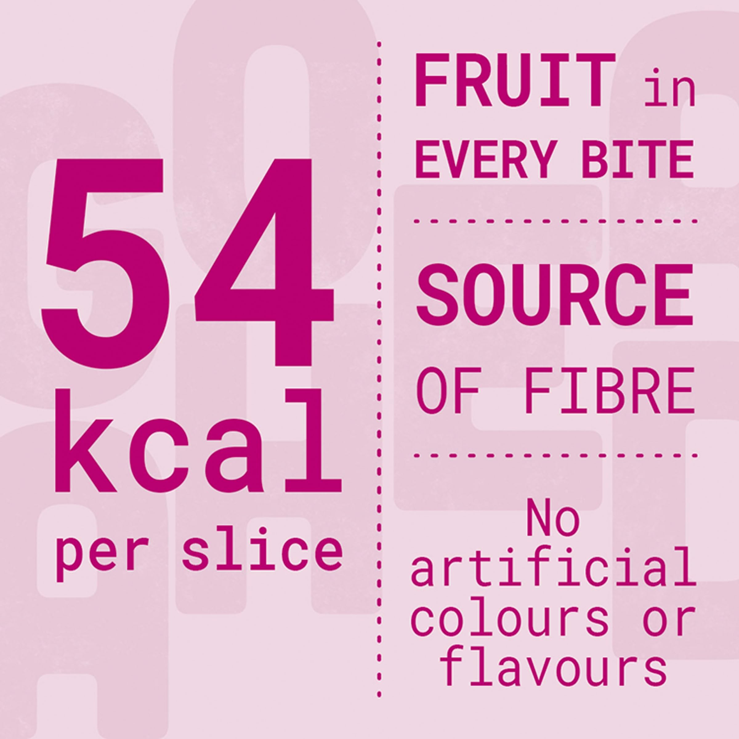 Go Ahead Raspberry Crispy Fruit Slices Snack Bars - 4 x 43.6 g Multipack 3