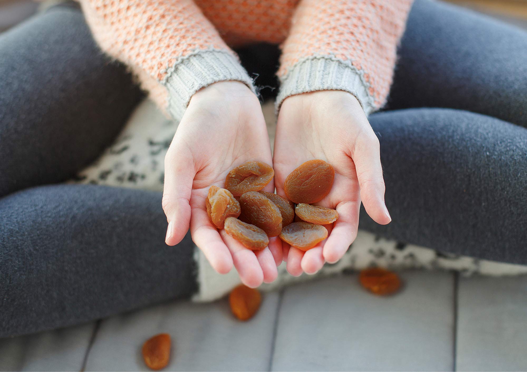 Mundo Feliz Organic Dried Pitted Apricots - 1kg Total (2 x 500g Pack) | Unsweetened, Vegan 5