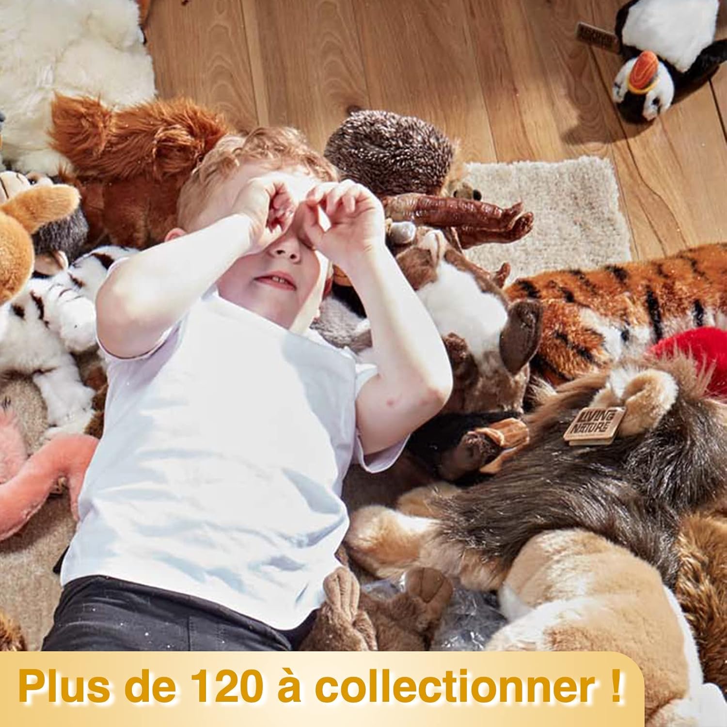 Living Nature French Bulldog Puppy Plush Toy - 16cm Realistic Stuffed Animal 2