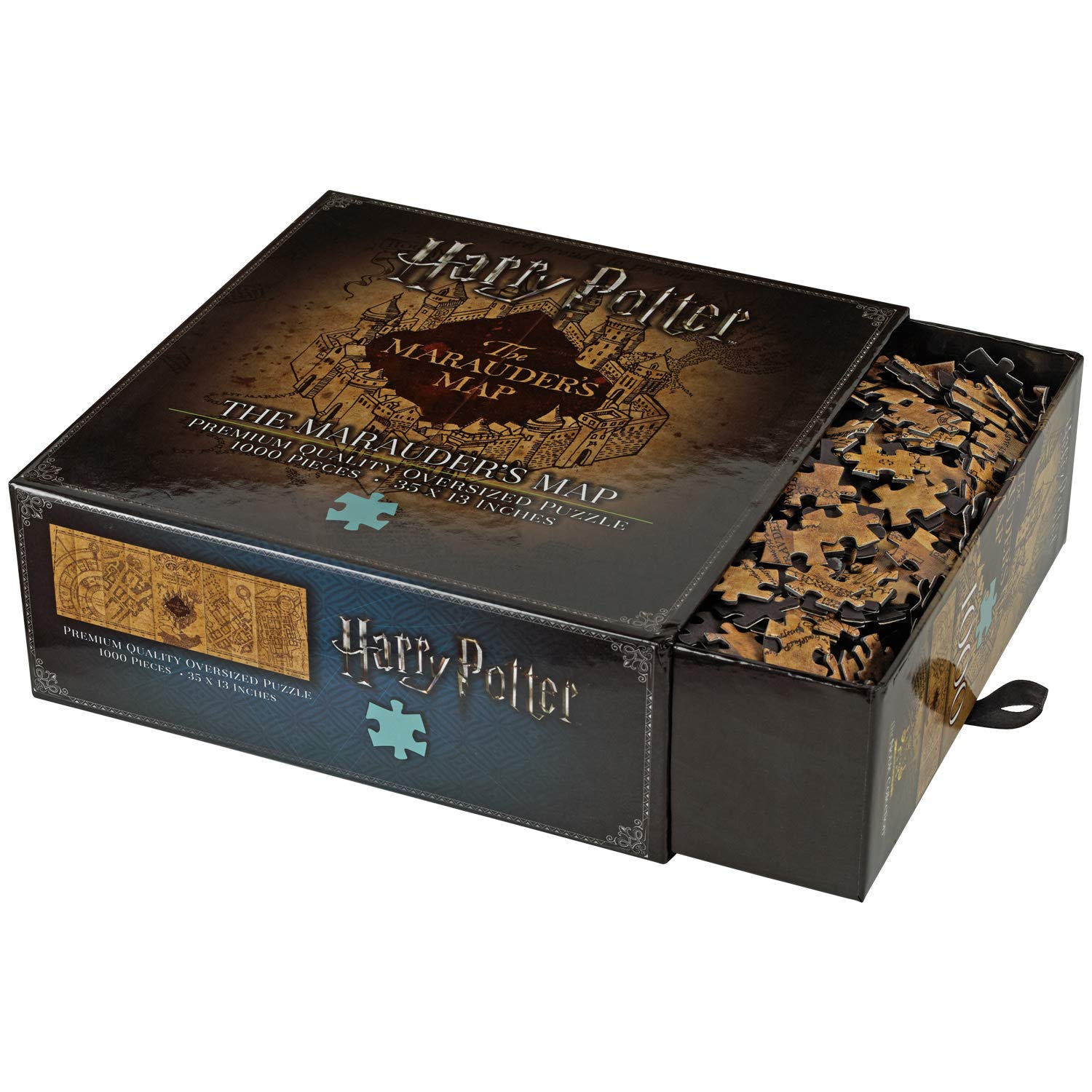 The Noble Collection Harry Potter Marauders Map 1000pc Jigsaw Puzzle - 35 x 13in 2